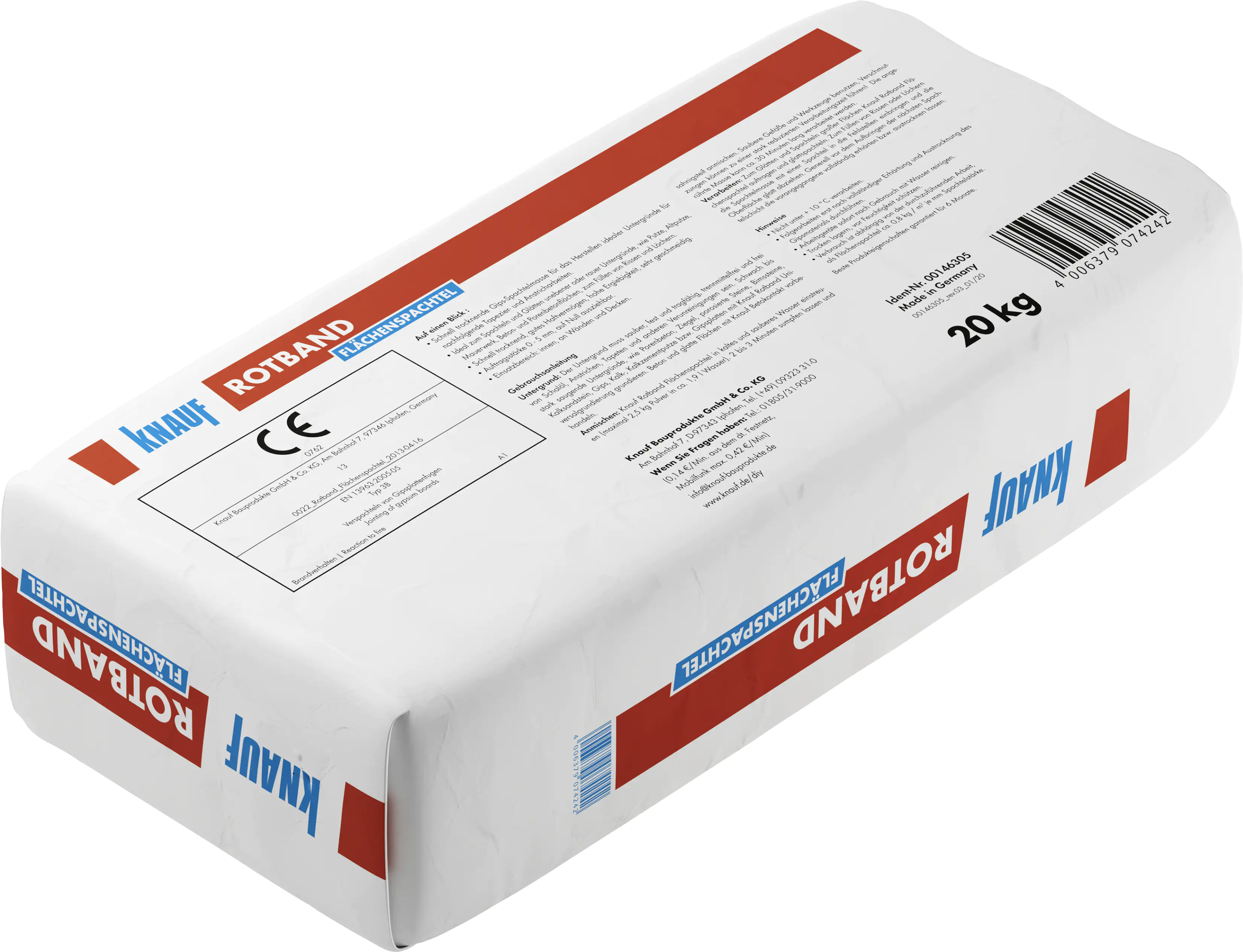 Knauf Rotband Flächenspachtel 5 kg