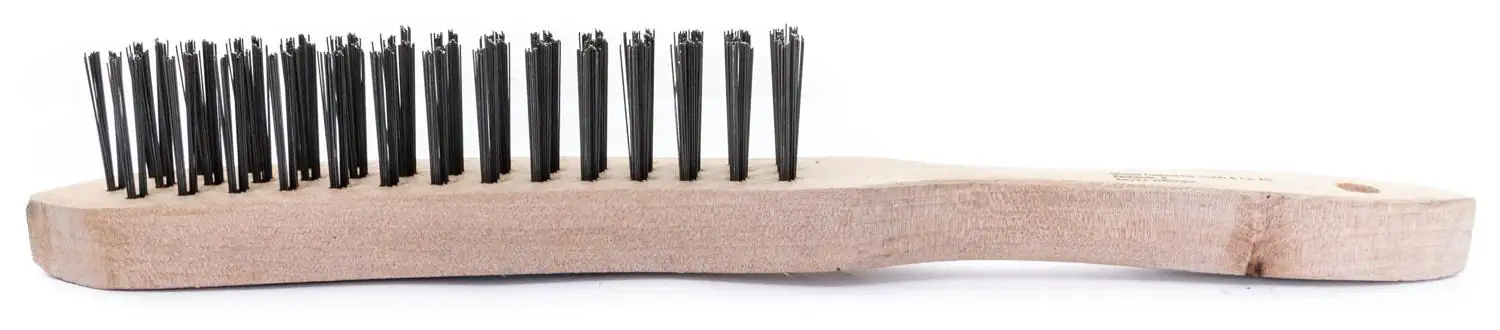 TrendLine Drahtbürste 3-reihig Stahl mit Holzgriff TrendLine Drahtbürste 3-reihig Stahl mit Holzgriff