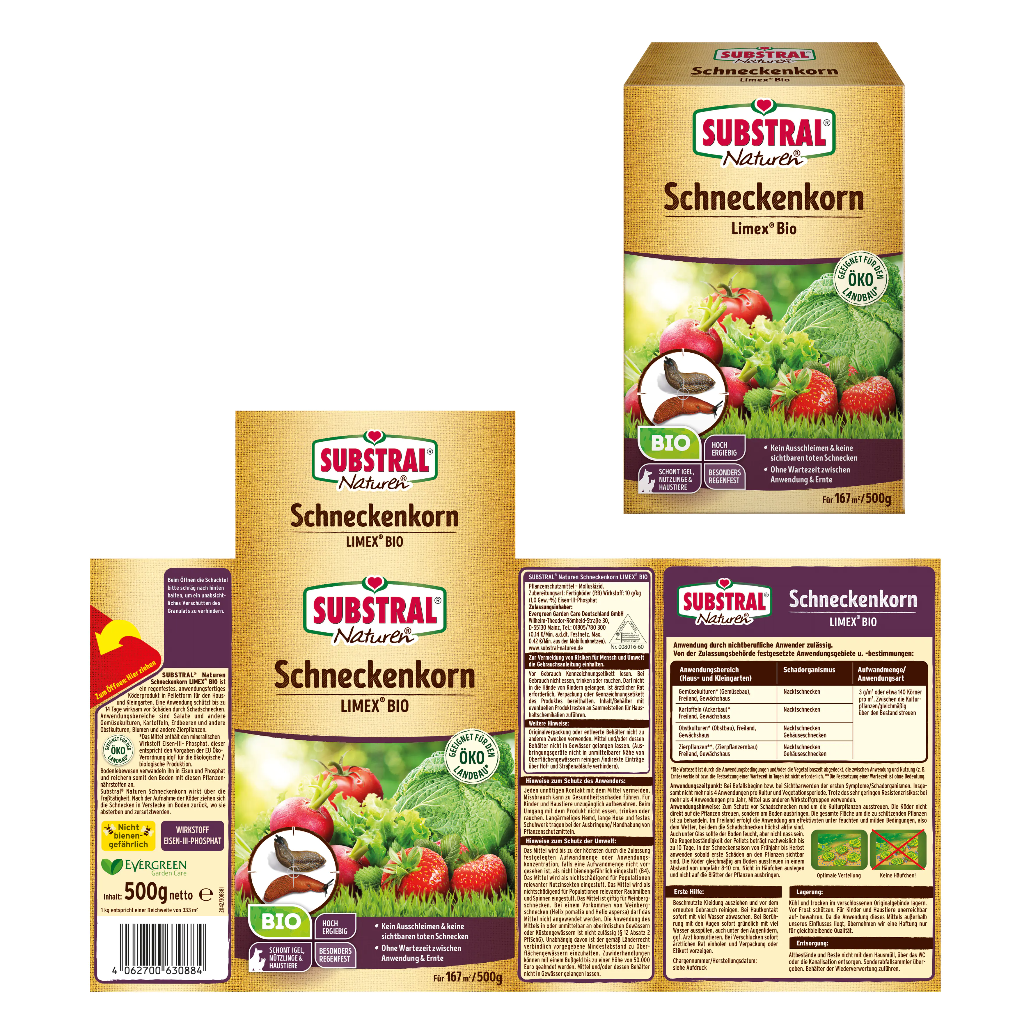 Substral Naturen Schneckenkorn Limex Bio 500g Substral Naturen Schneckenkorn Limex Bio 500g