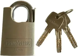 TrendLine Vorhängeschloss Messing 80 mm inkl. 3 Schlüssel