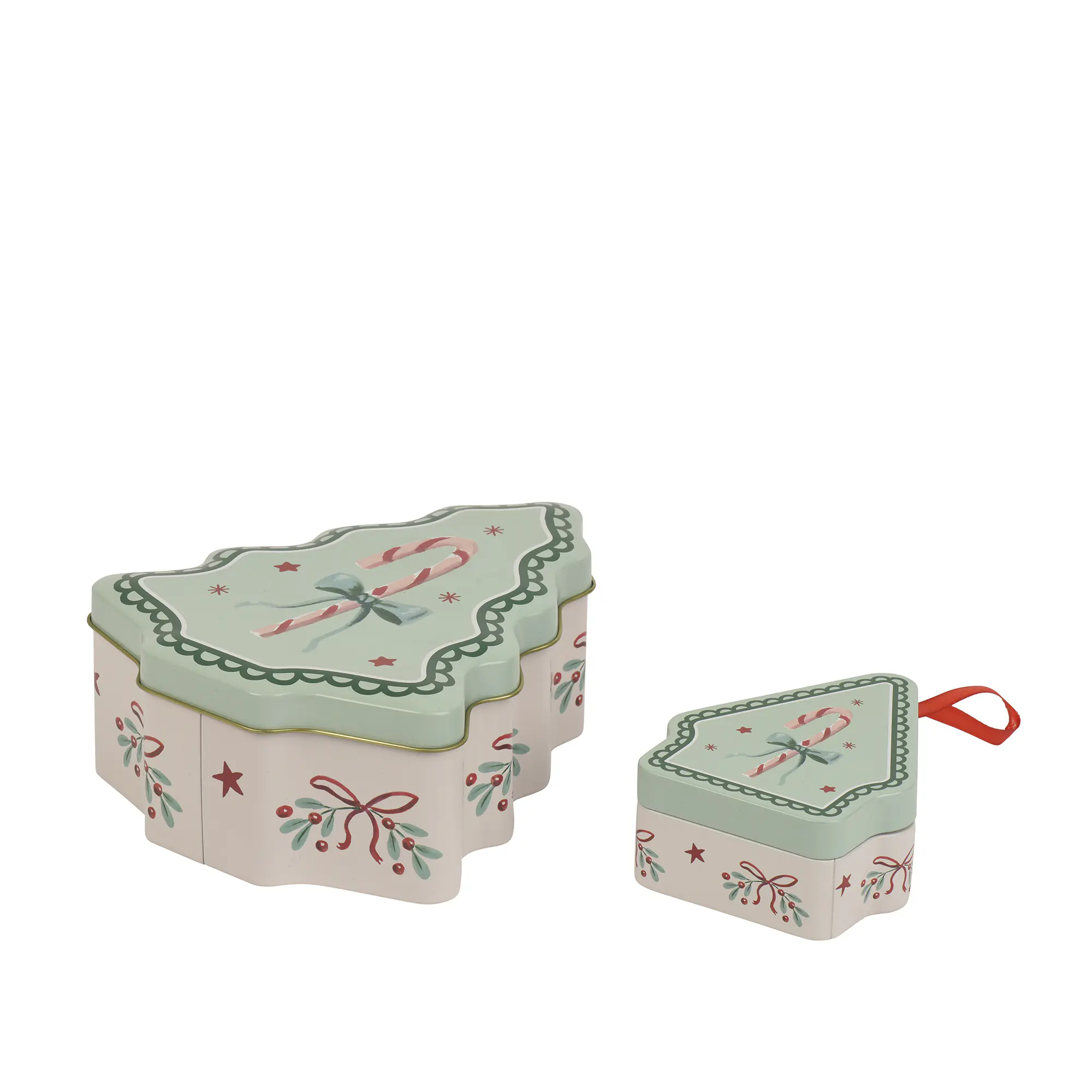 Kitchen Goods Keksdose Weihnachten 18,5 x 15,1 cm bunt 2er Set
