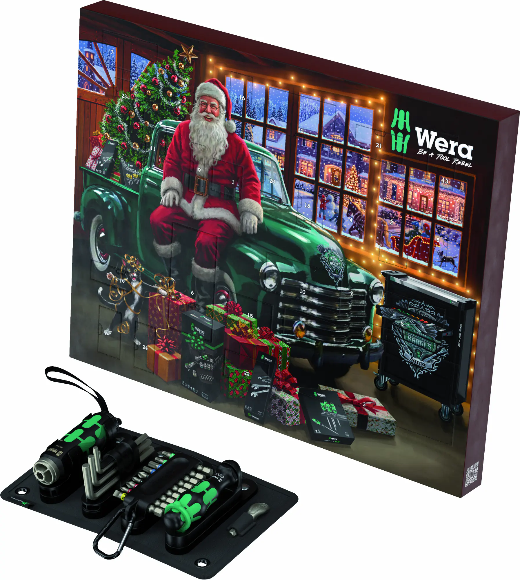 Wera Werkzeug-Adventskalender 24-teilig