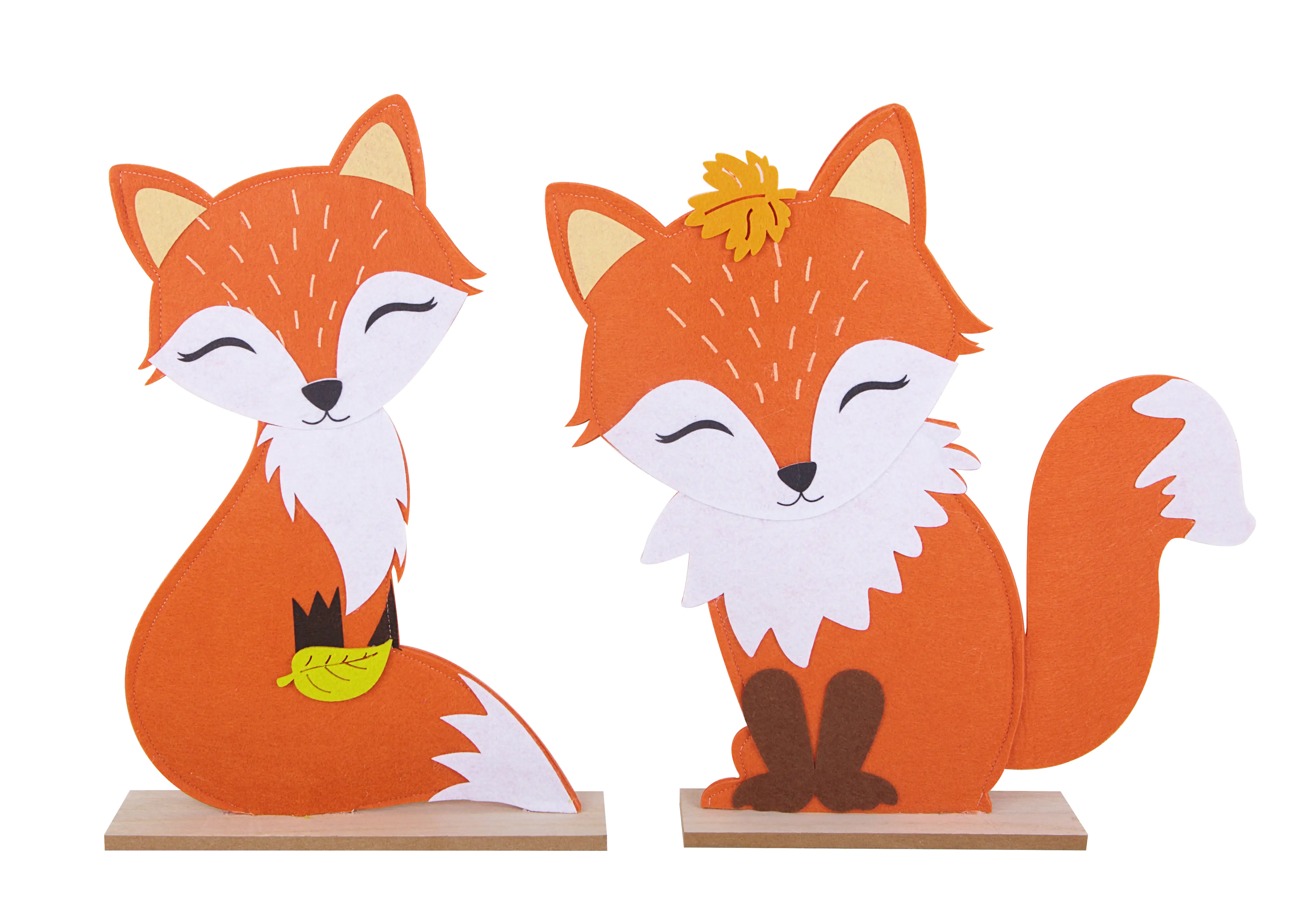 TrendLine Dekoaufsteller Fuchs 40 x 27 cm orange
