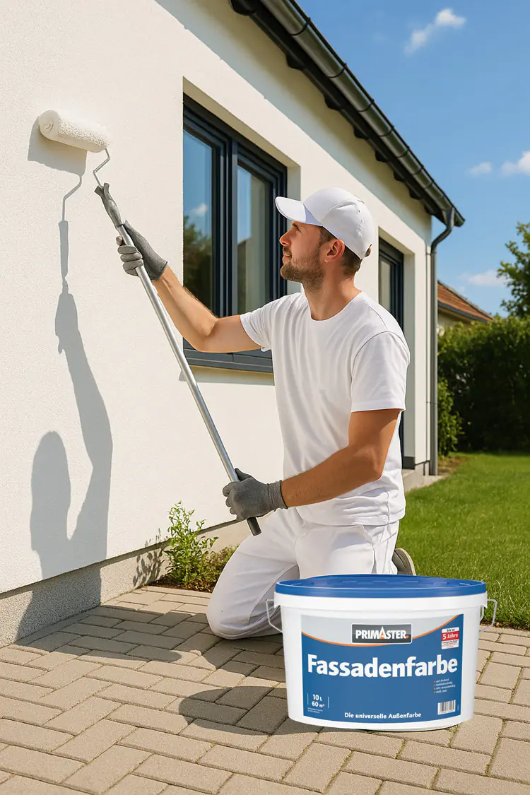 Primaster Fassadenfarbe 10 L weiß matt Primaster Fassadenfarbe 10 L weiß matt
