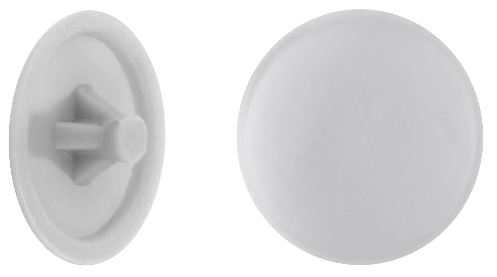 Abdeckkappen Ø 12 mm für PZ Schrauben grau - 50 Stk. Abdeckkappen Ø 12 mm für PZ Schrauben grau - 50 Stk.