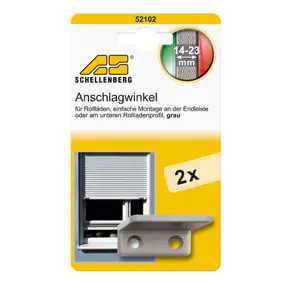 Schellenberg Anschlagwinkel grau für Rollladen