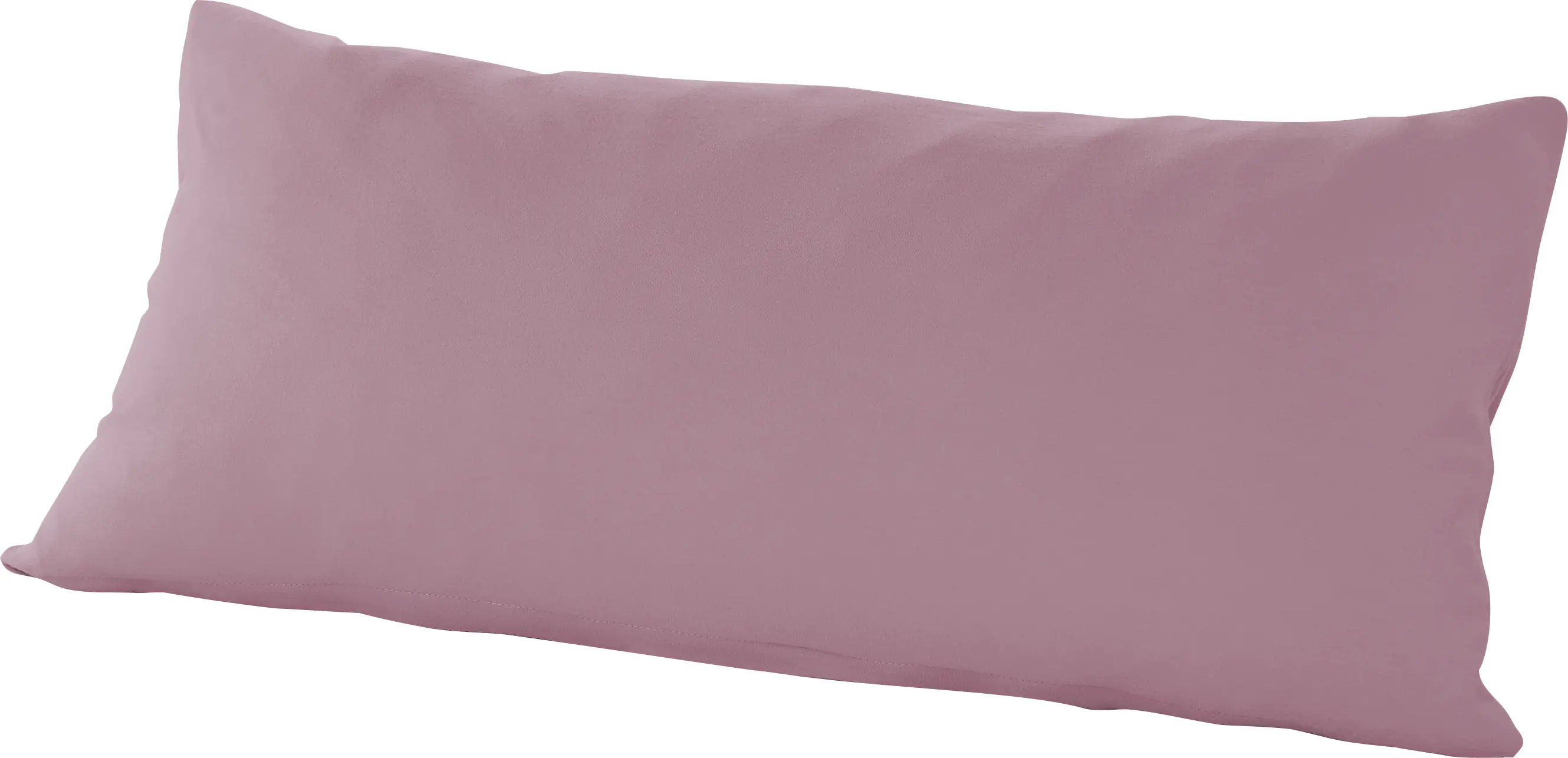 Mako Kissenbezug Feinjersey 40 x 80 cm rosenholz