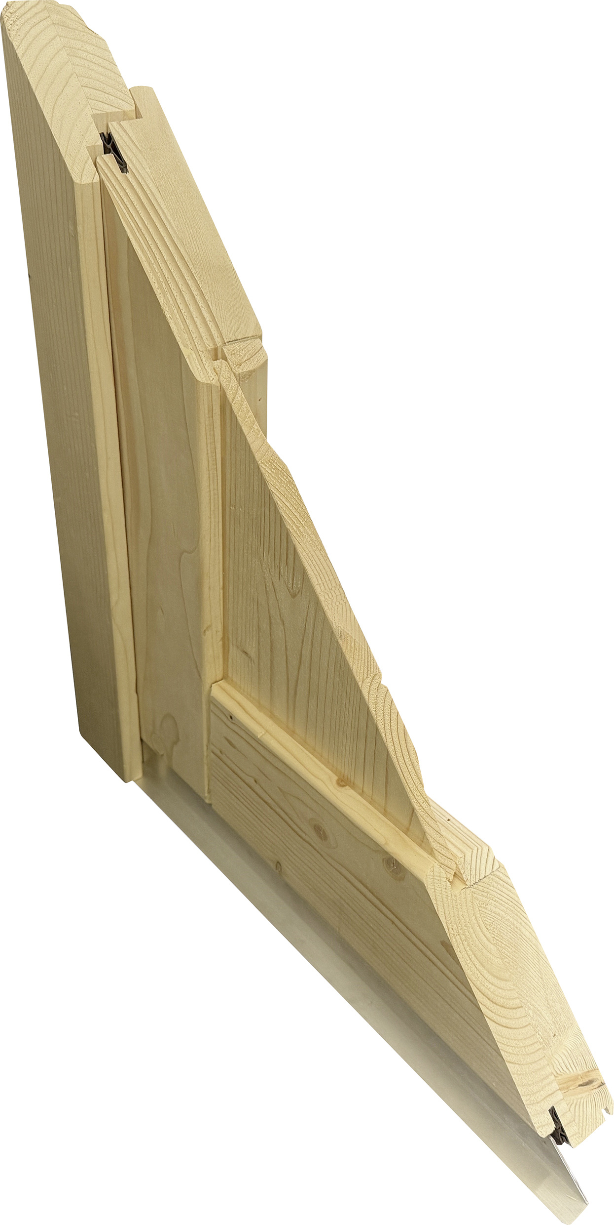 Panto Nebeneingangstür Holz 510 88 x 198 cm DIN links