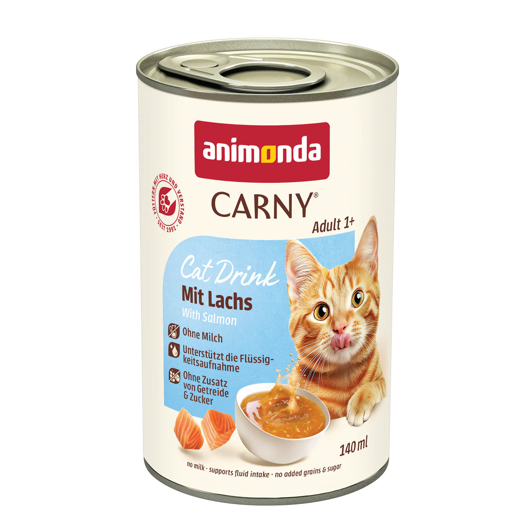 Animonda Carny Cat Drink Katzensnack Adult 140 ml Lachs