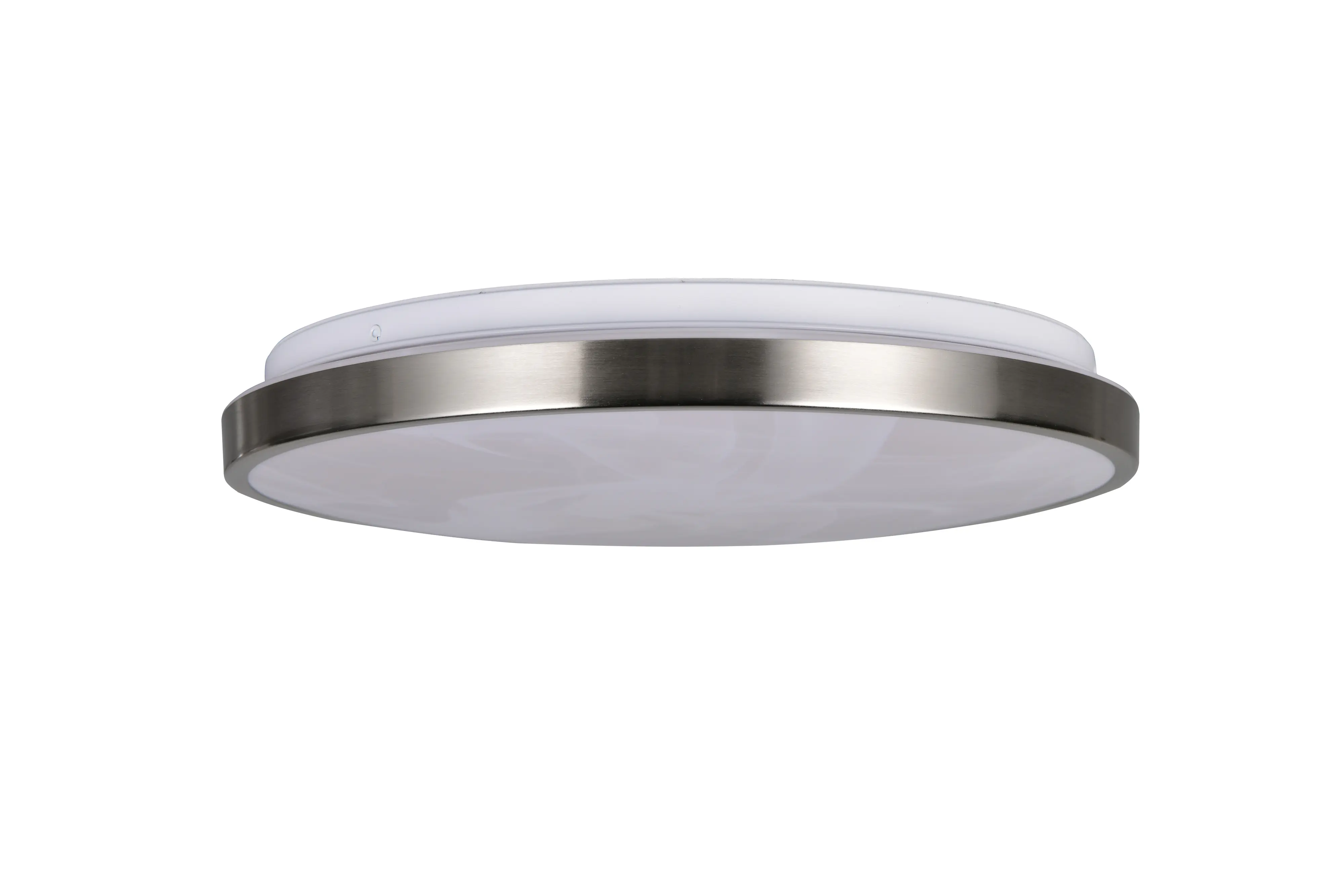 Trio LED-Deckenleuchte Fena Ø38,5 cm Nickel matt DIP-Switch