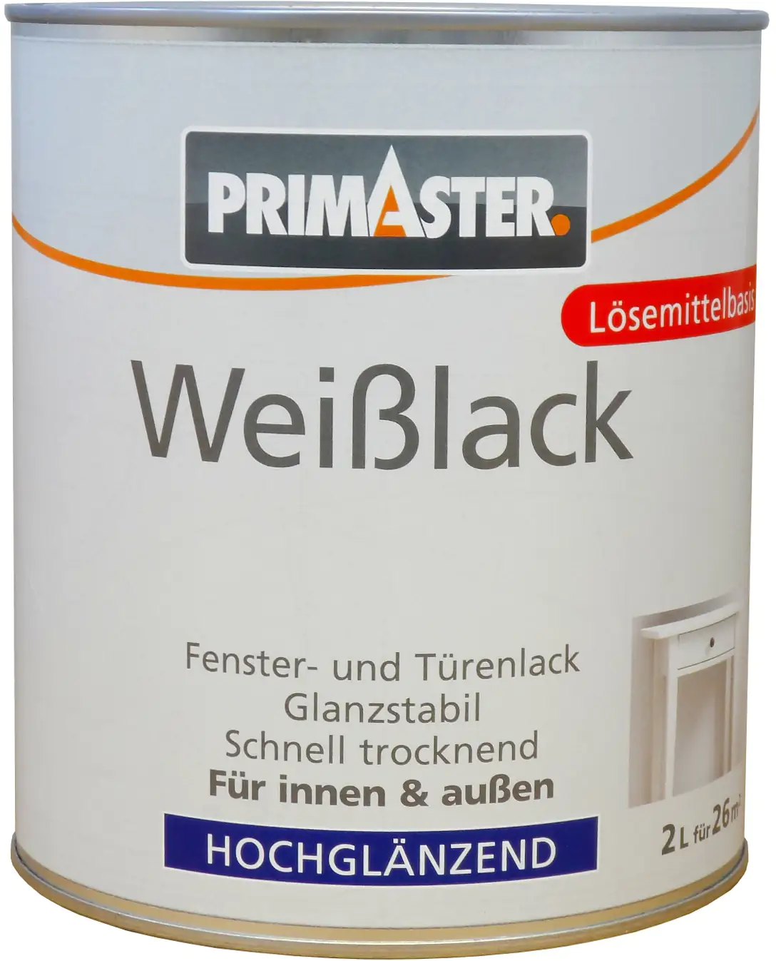 Primaster Weißlack 2 L hochglänzend