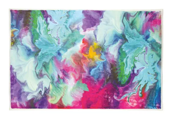 Kleine Wolke Badteppich Fusion multicolor 50 x 80 cm