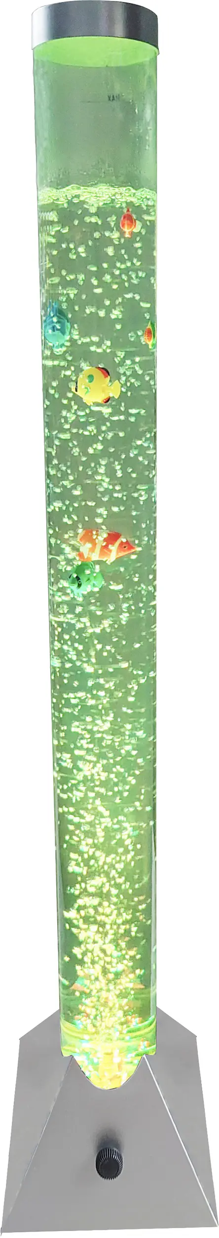 LED-Wassersäule Aquafee Ø 10,5 x 110 cm silber 