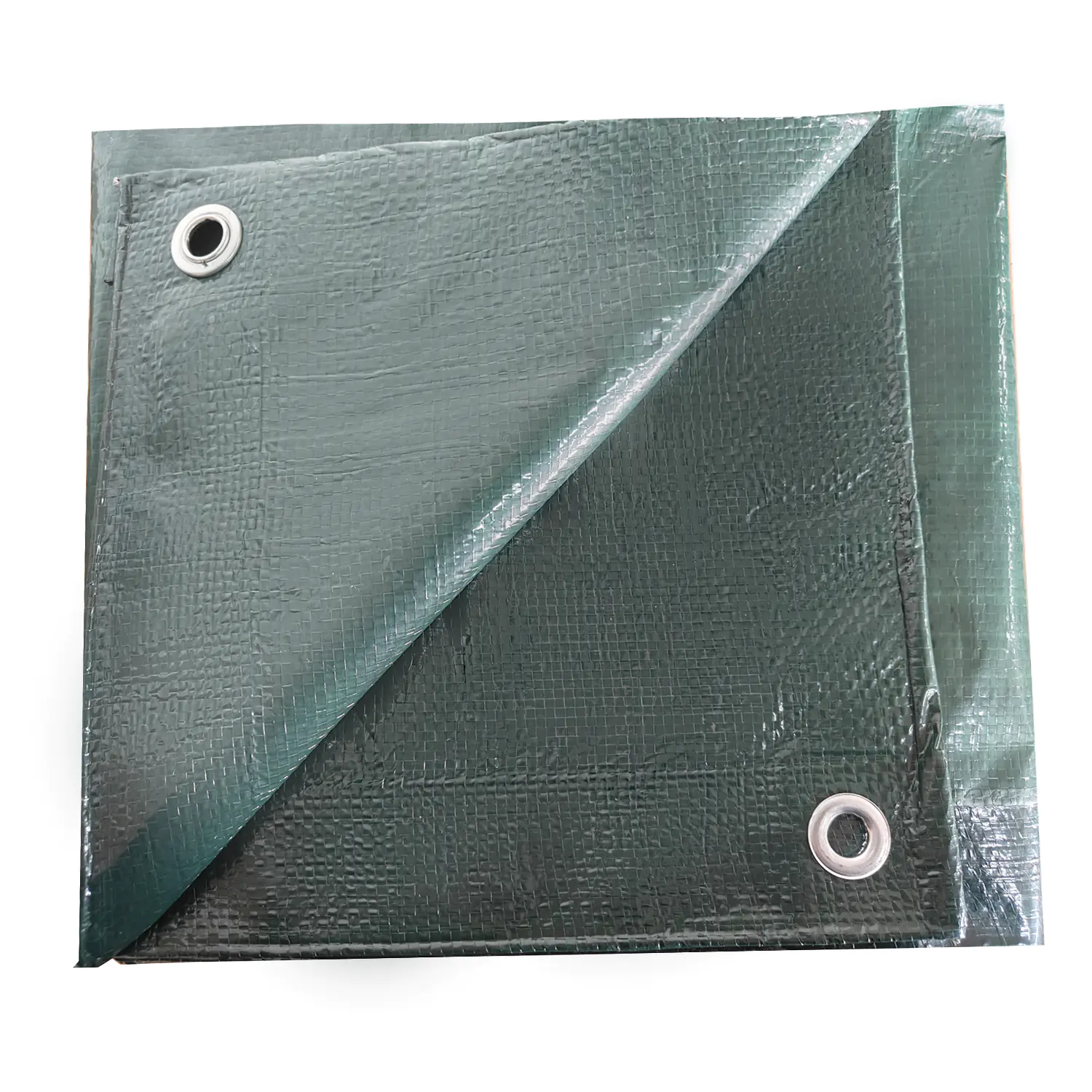 TrendLine Gewebeplane 110 g/m²  6 x 1,5 m = 9 m² grün mit Ösen