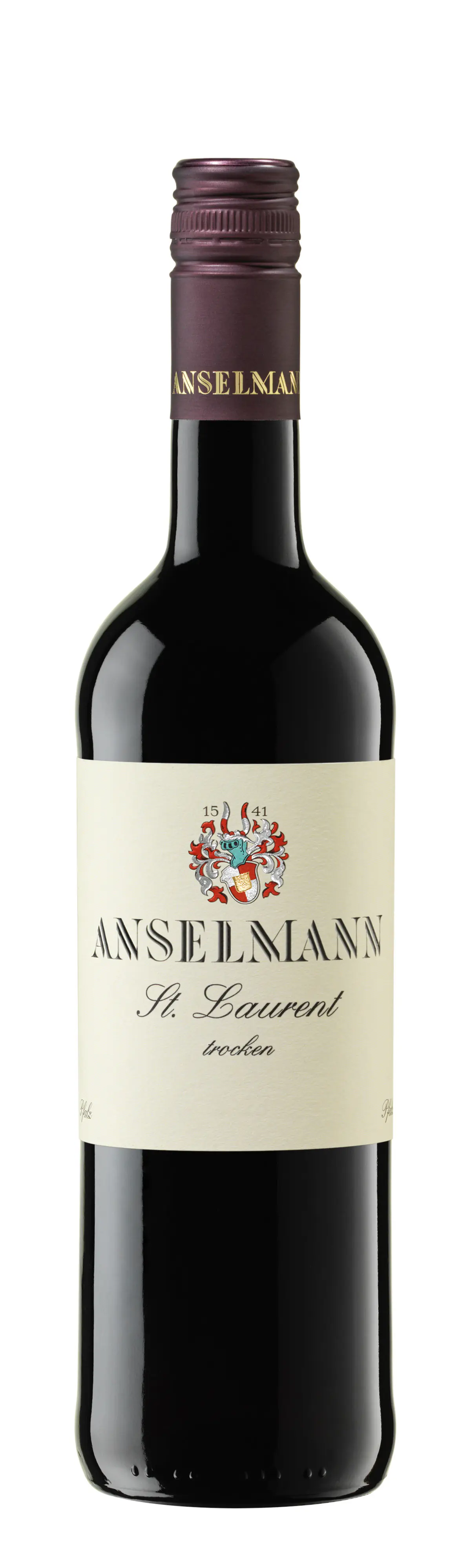 Anselmann Rotwein St. Laurent trocknen Pfalz Qualitätswein 0,75L