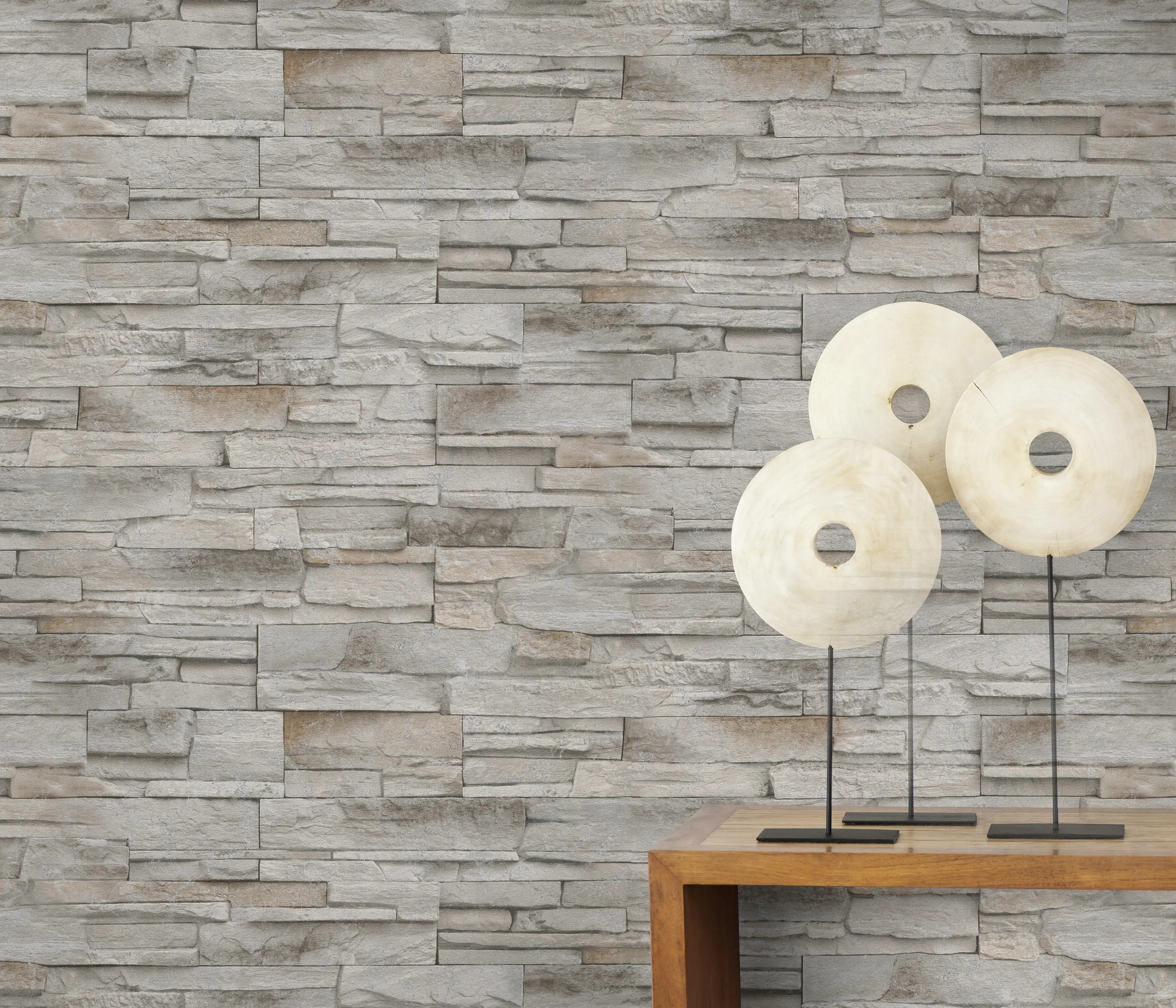 Erismann Vliestapete Stein beige 10,05 x 0,53 m