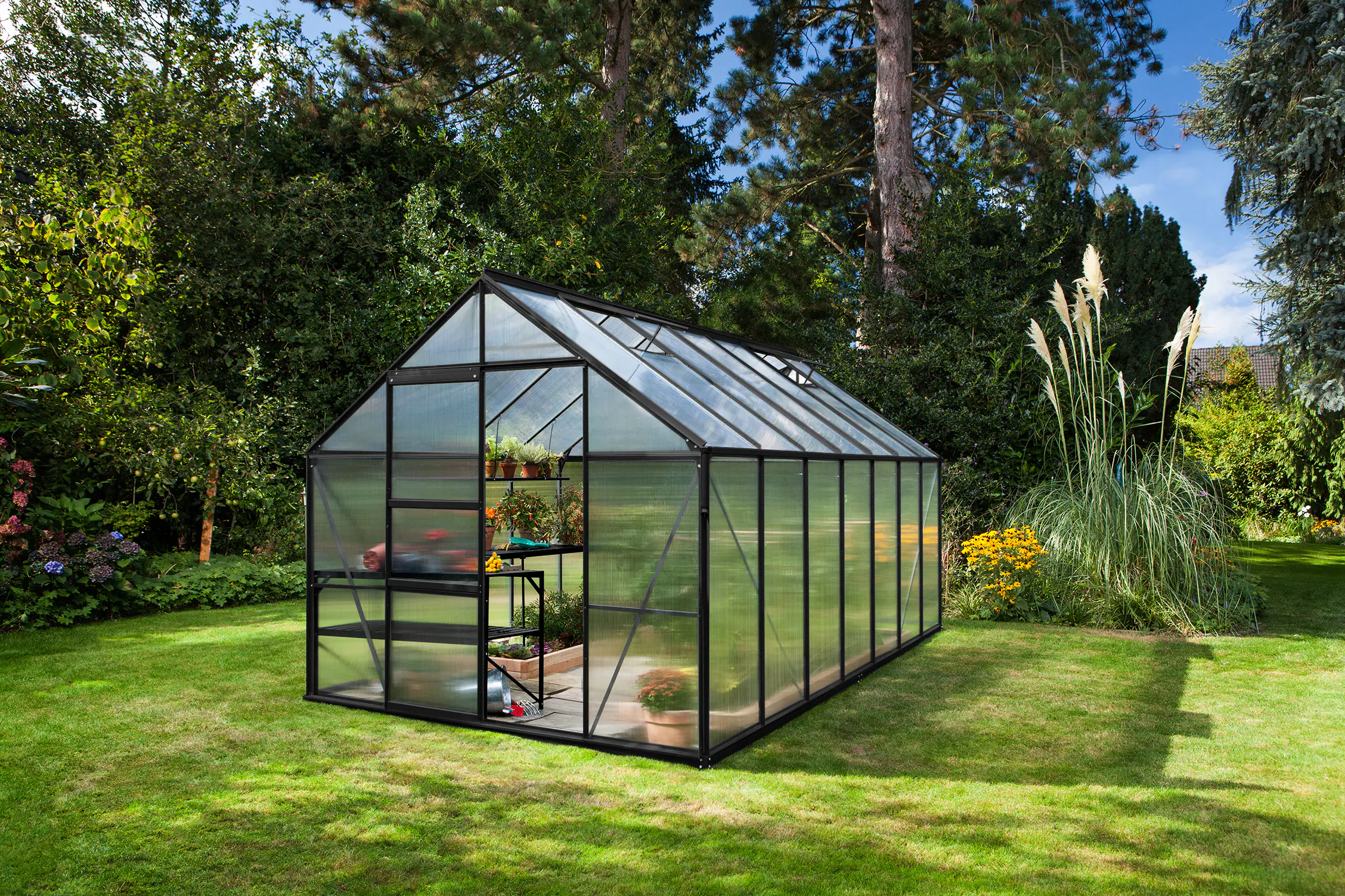 Vitavia Gewächshaus Merkur 11500 254 x 441 cm 6 mm Hohlkammerplatten