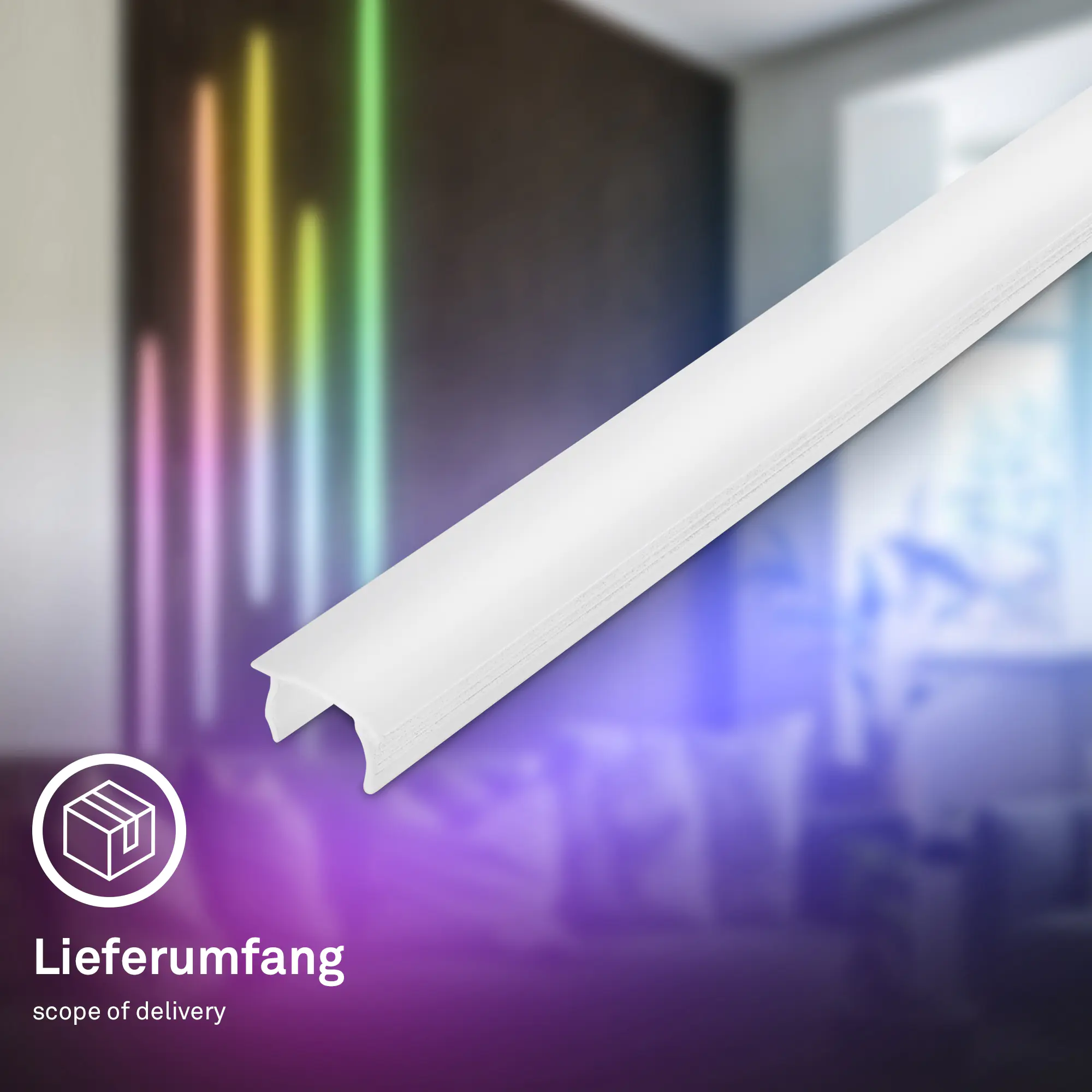 Briloner PC Profil Pimp Diffusor your Panel 1,3 m, Kunststoff, 14-15 mm, weiß Briloner PC Profil Pimp Diffusor your Panel 1,3 m, Kunststoff, 14-15 mm, weiß