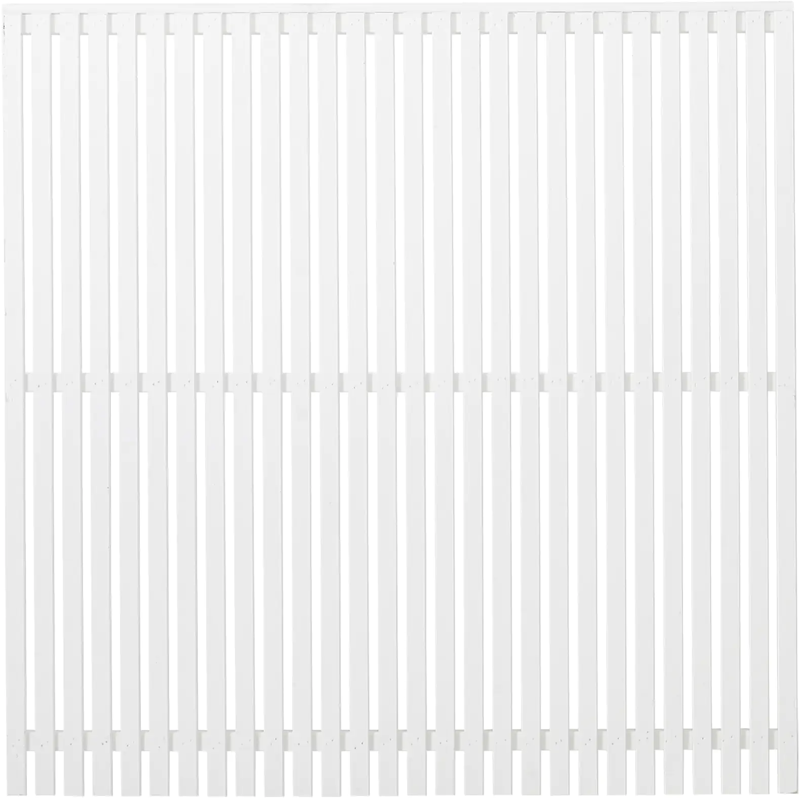 Plus Zaun Sendai 180 x 180 cm RAL 9010 Weiß