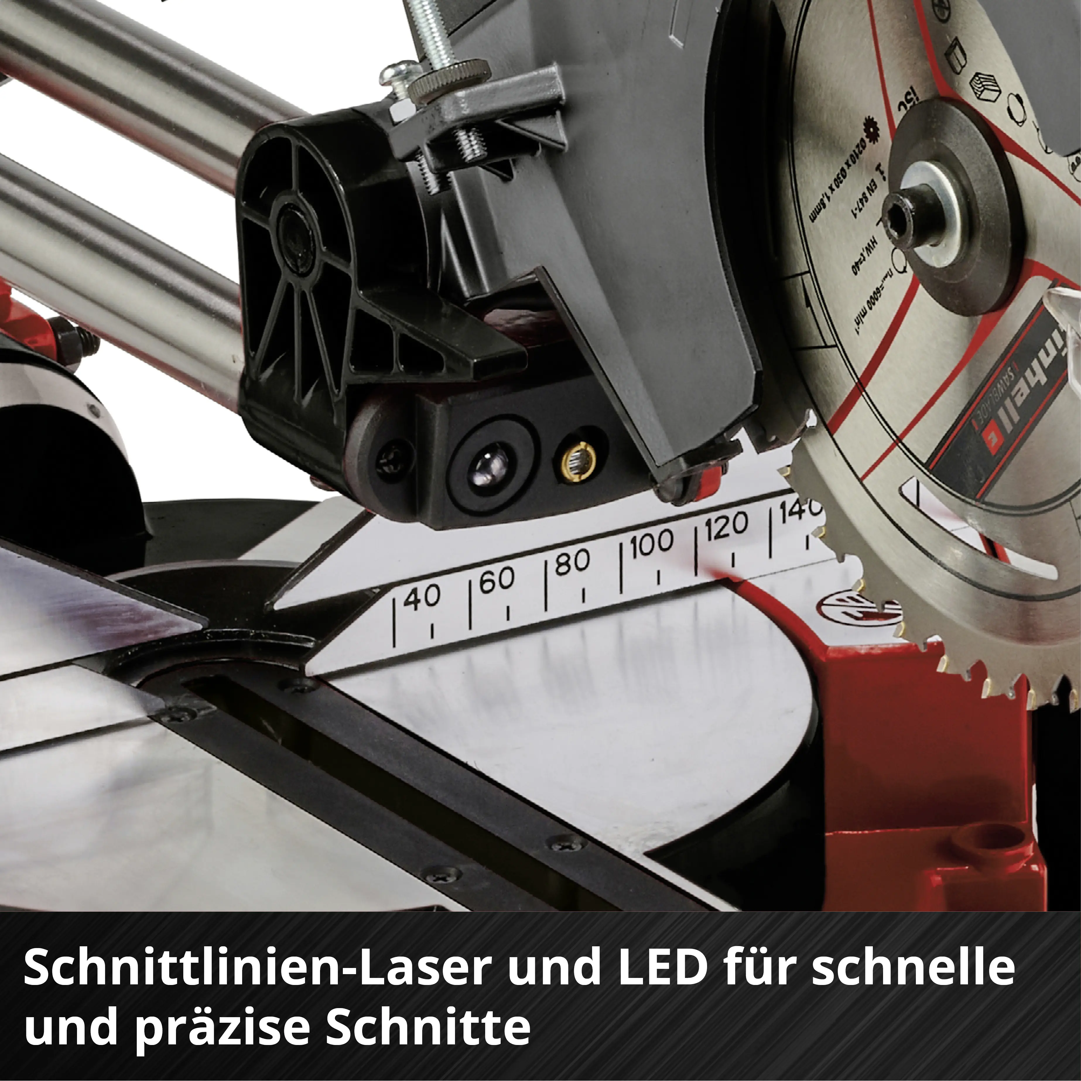 Einhell Expert Akku-Zug-Kapp-Gehrungssäge TE-SM 36/210 Li Solo 36 V
