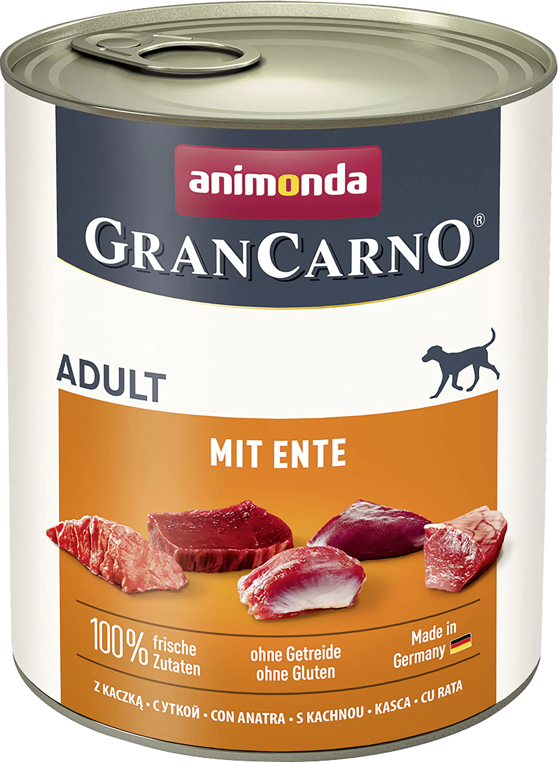 Animonda GranCarno Hundenassfutter Adult Ente 800 g