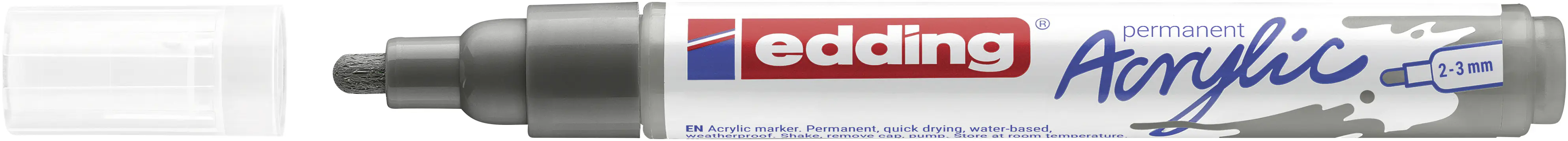 edding 5100 Acrylmarker medium anthrazit 2 - 3 mm