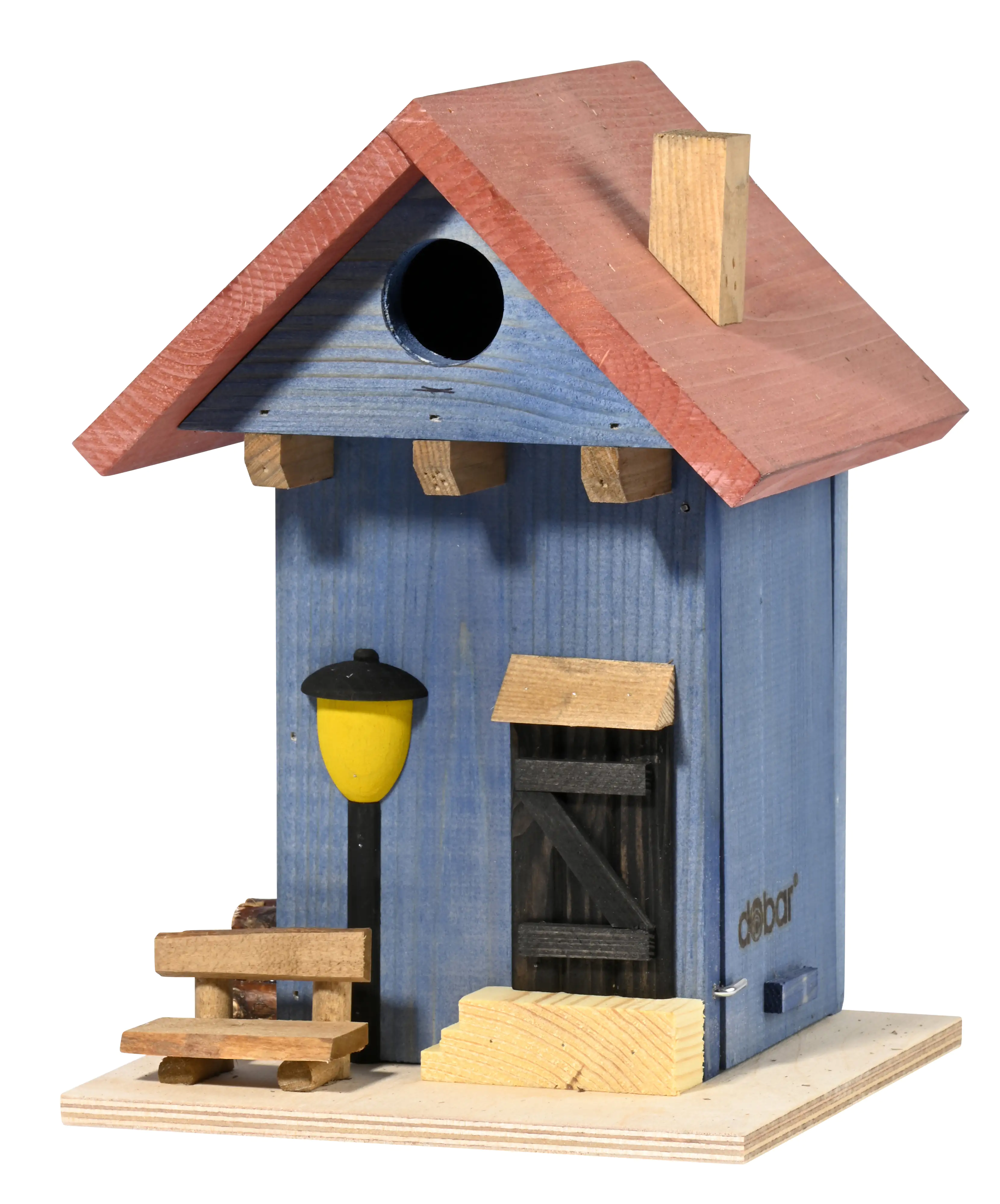 Dobar Nistkasten Onkel Bob blau 18 x 18,5 x 26,5 cm