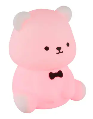 Globo Akku Tischleuchte Teddy 1W RGBW weiß Kunststoff