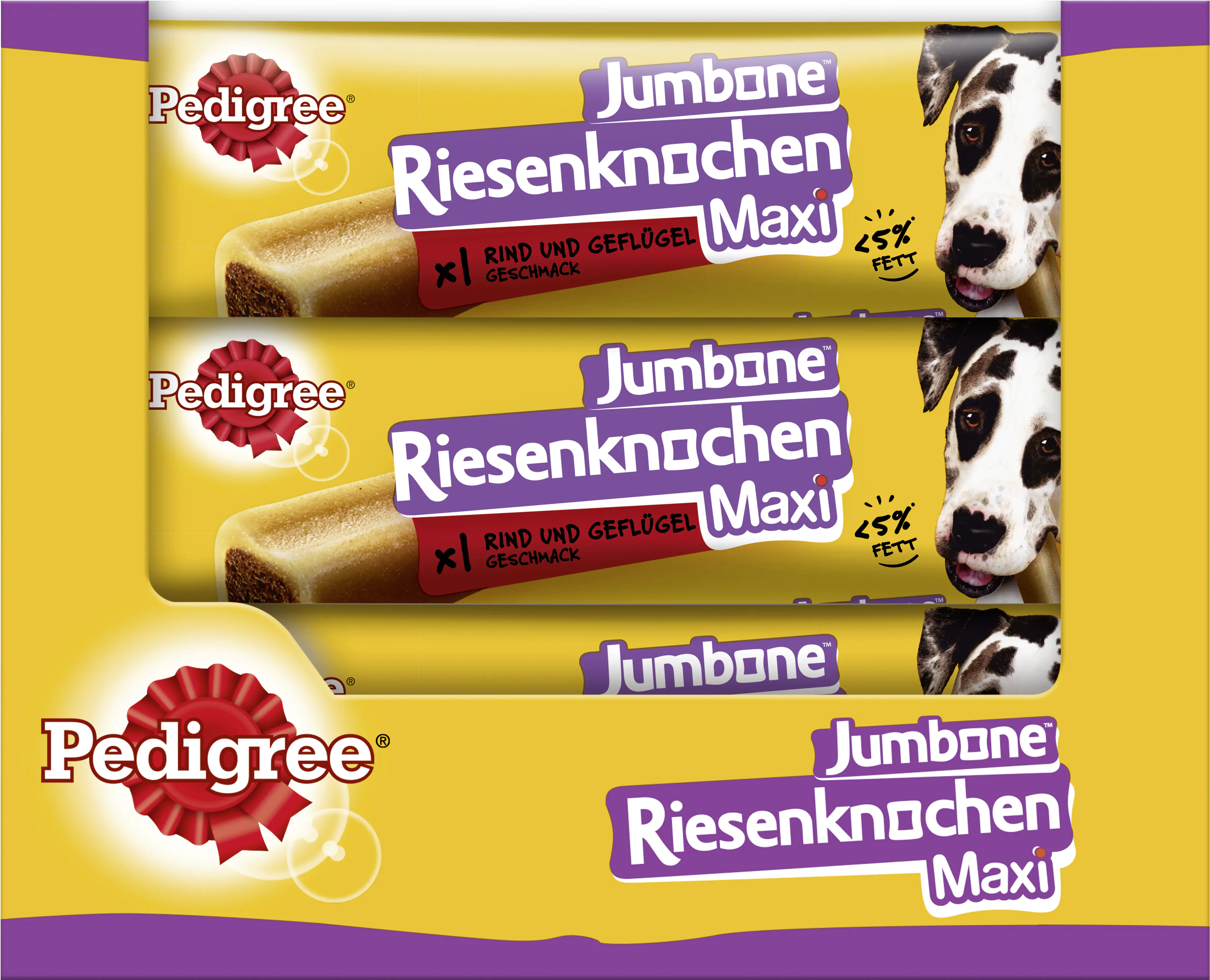 Pedigree Hundesnack Jumbone Riesenknochen mit Rind und Geflügel Pedigree Hundesnack Jumbone Riesenknochen mit Rind und Geflügel