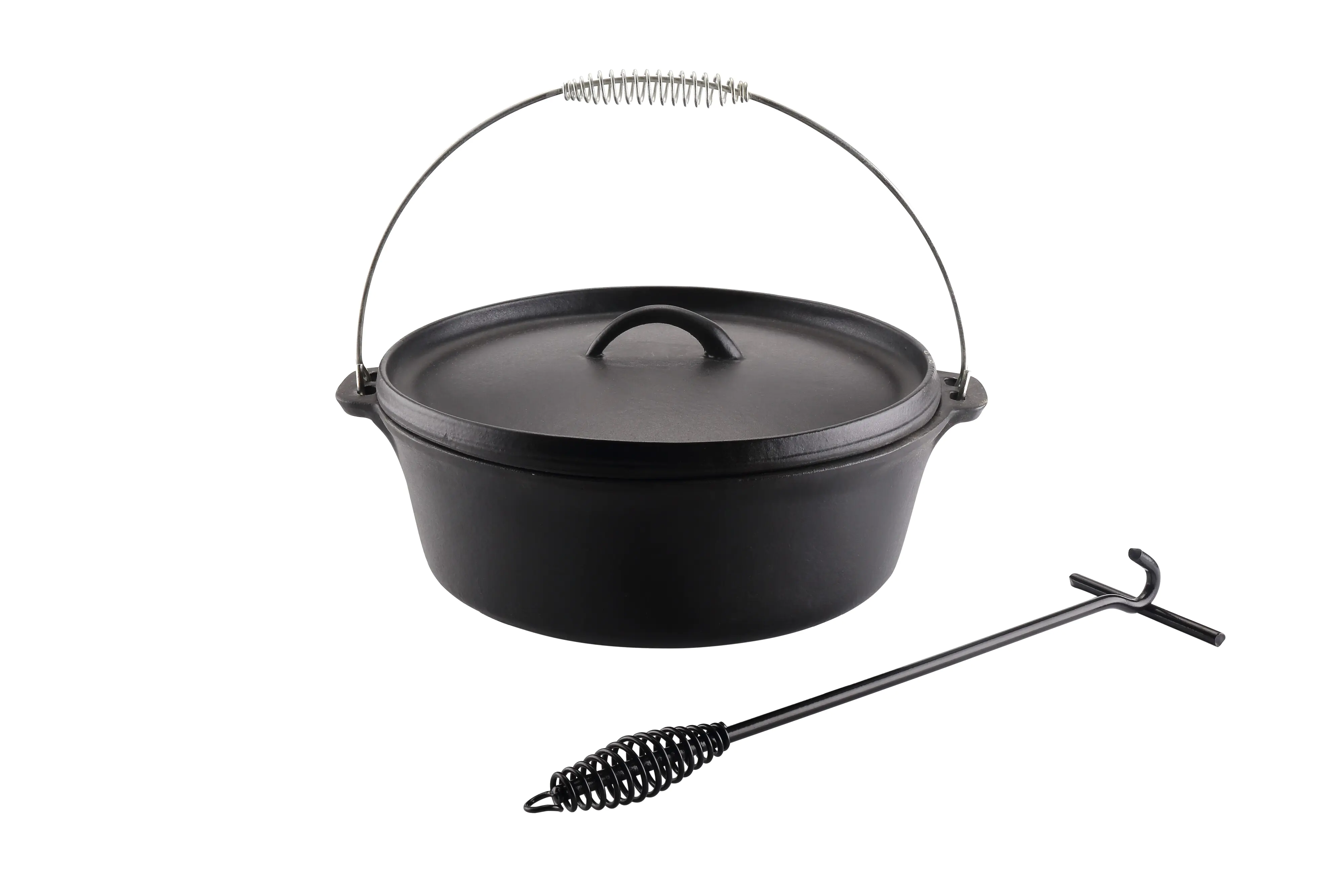 Primaster Feuertopf Dutch Oven Gusseisen 5,7 Liter