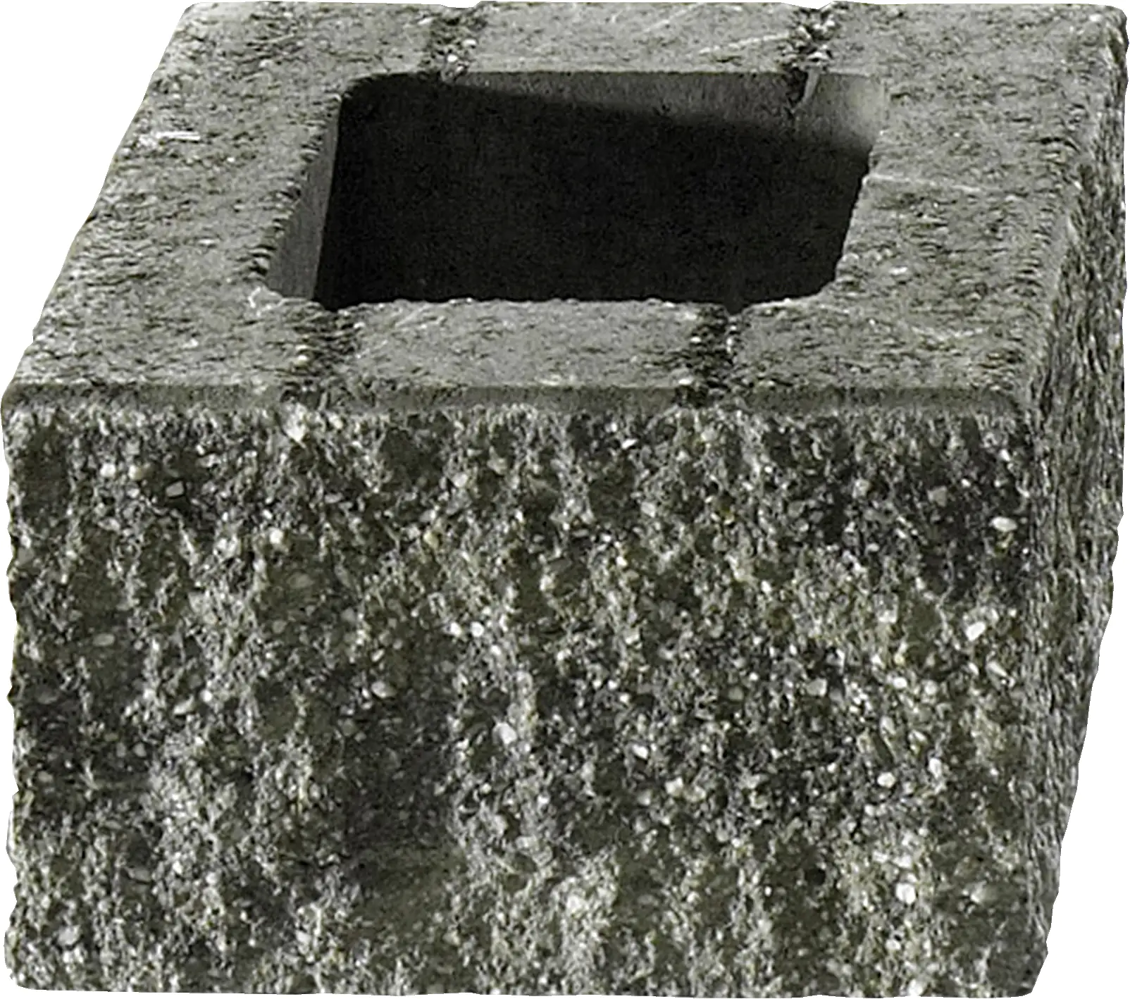 Kann Mauerstein Bruchstein 25 x 25 x 15 cm grau