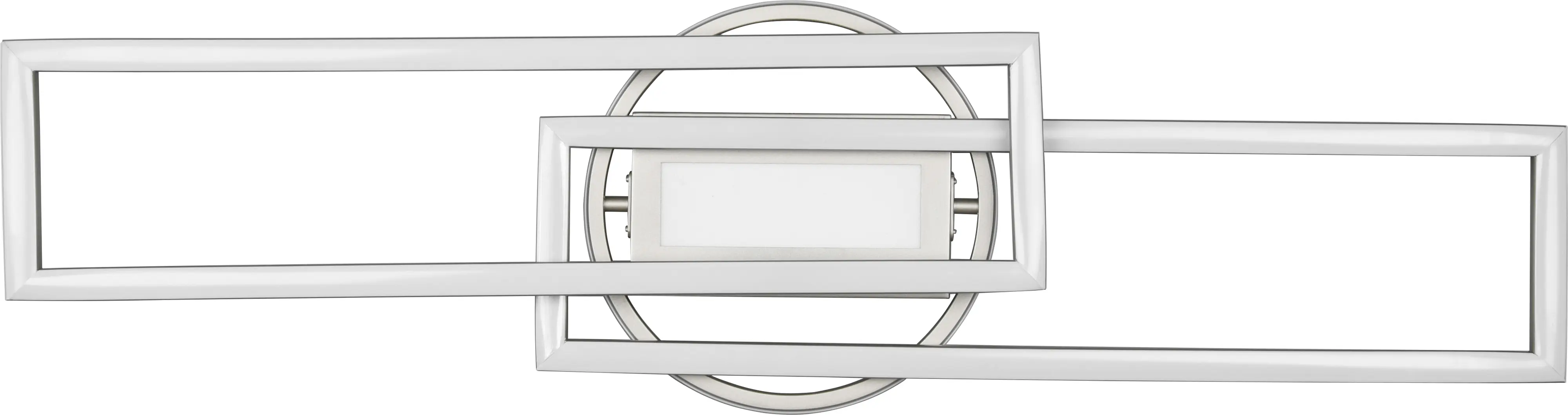 Reality Leuchten LED Deckenleuchte Twister nickel