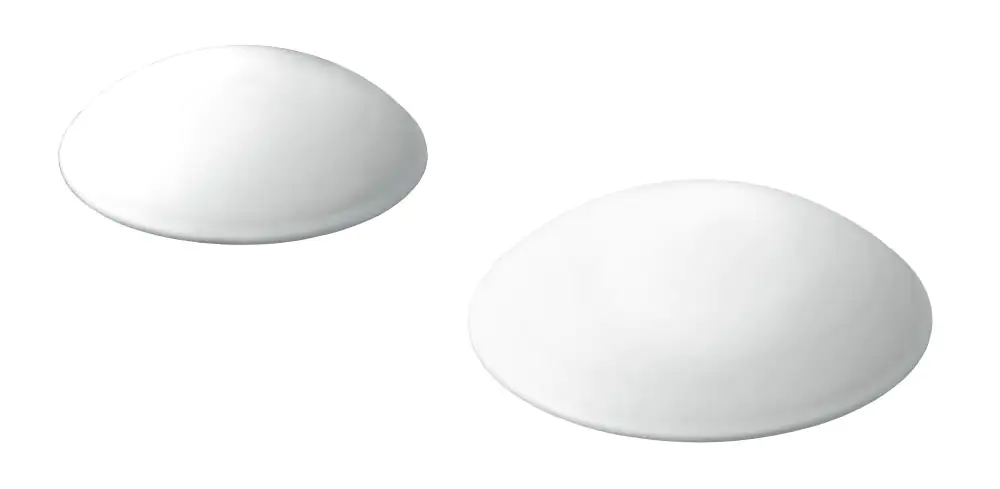 Hettich Wandpuffer-Set 11 x 40 und 15 x 60 mm Kunststoff weiß - 6 Stück