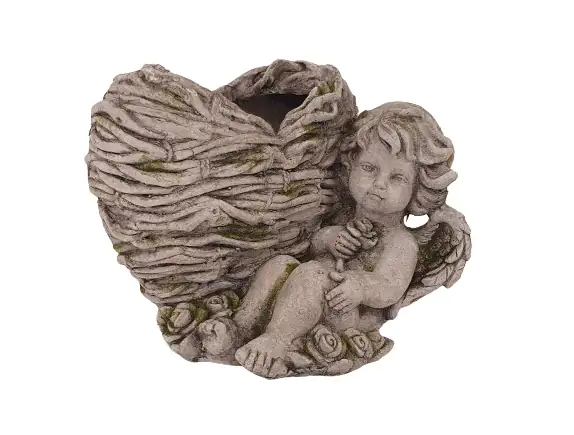 Dekofigur Engel zum Bepflanzen 27 x 28 x 29 cm 