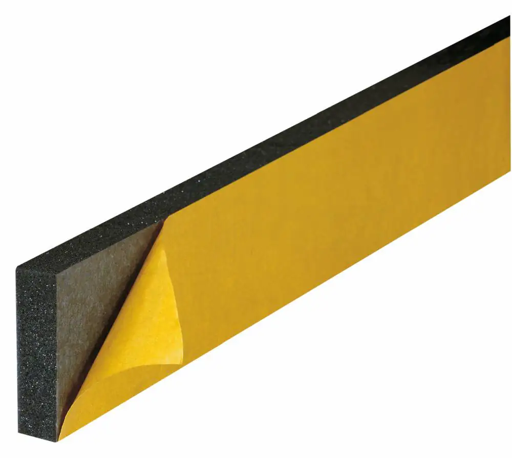 Hettich Türschutzleiste selbstklebend 750 x 70 mm 16 mm anthrazit