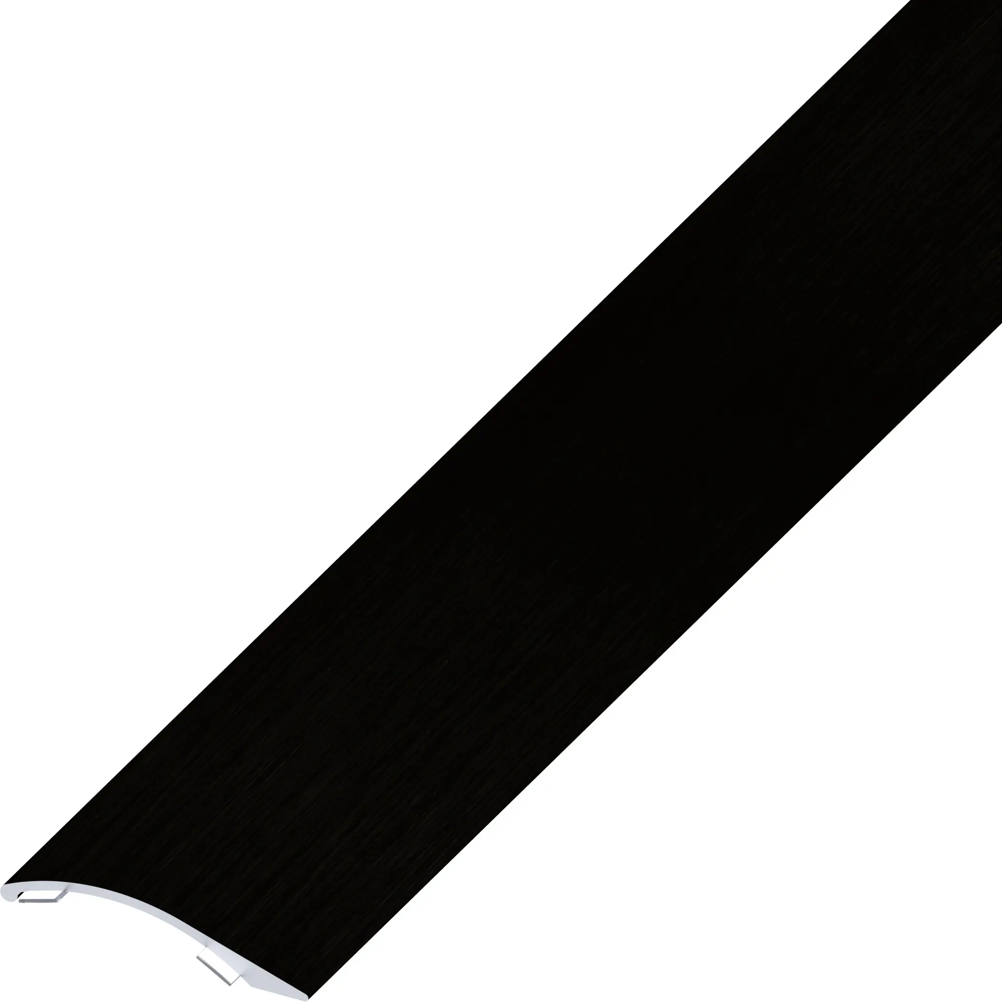 alfer Ausgleichsprofil 1 m, 38.5 x 7.5 mm Alu eloxiert gebürstet schwarz