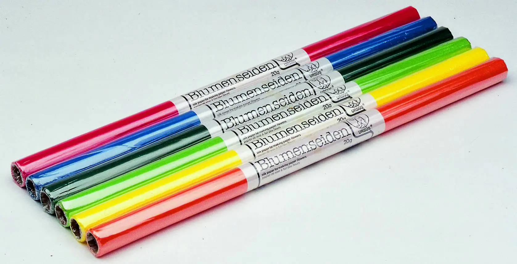 Glorex Blumenseide 20 g/m² rubinrot