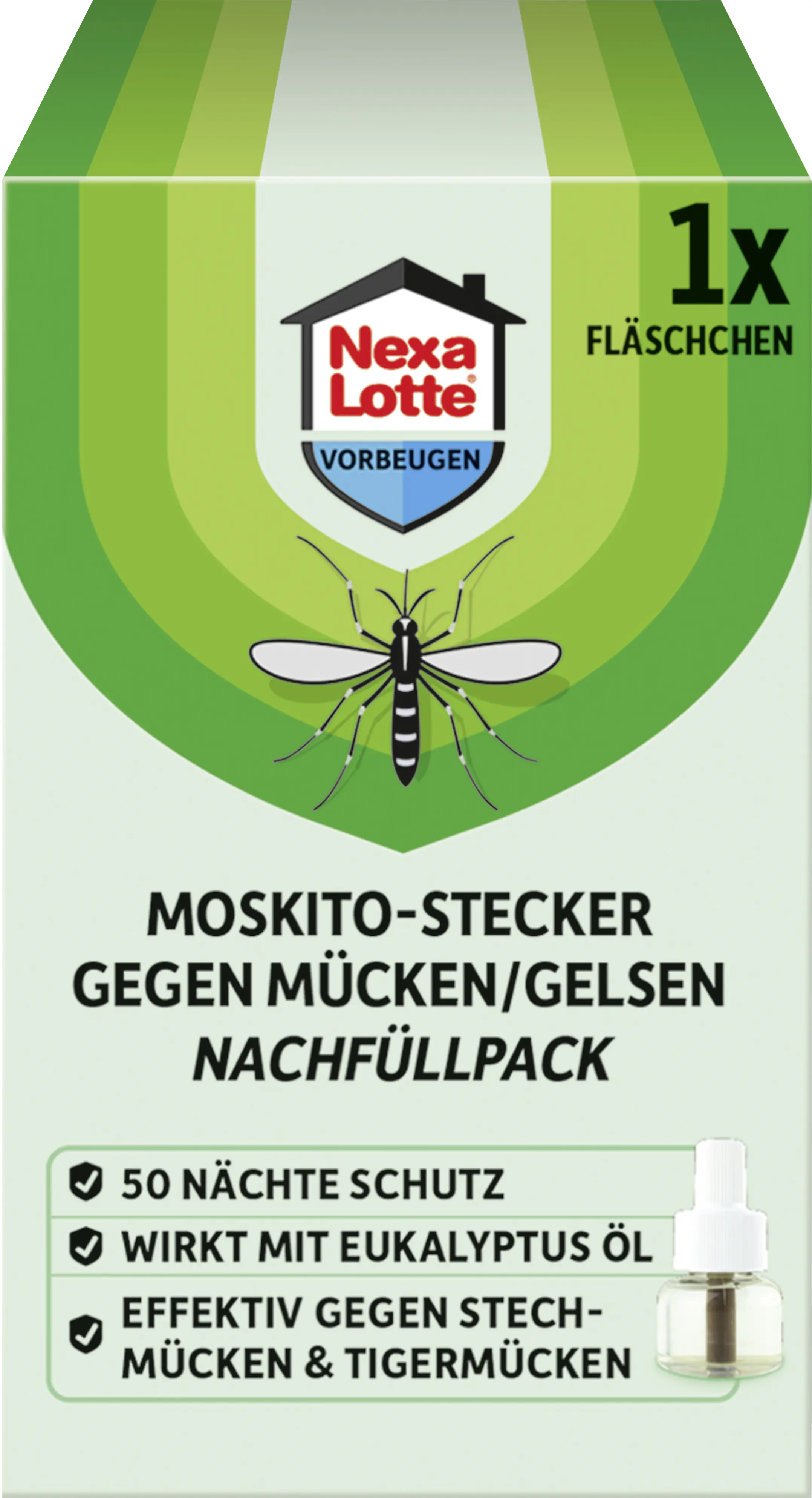 Nexa Lotte MoskitoStecker gegen Mücken/Gelsen Nachfüllpack 28 ml