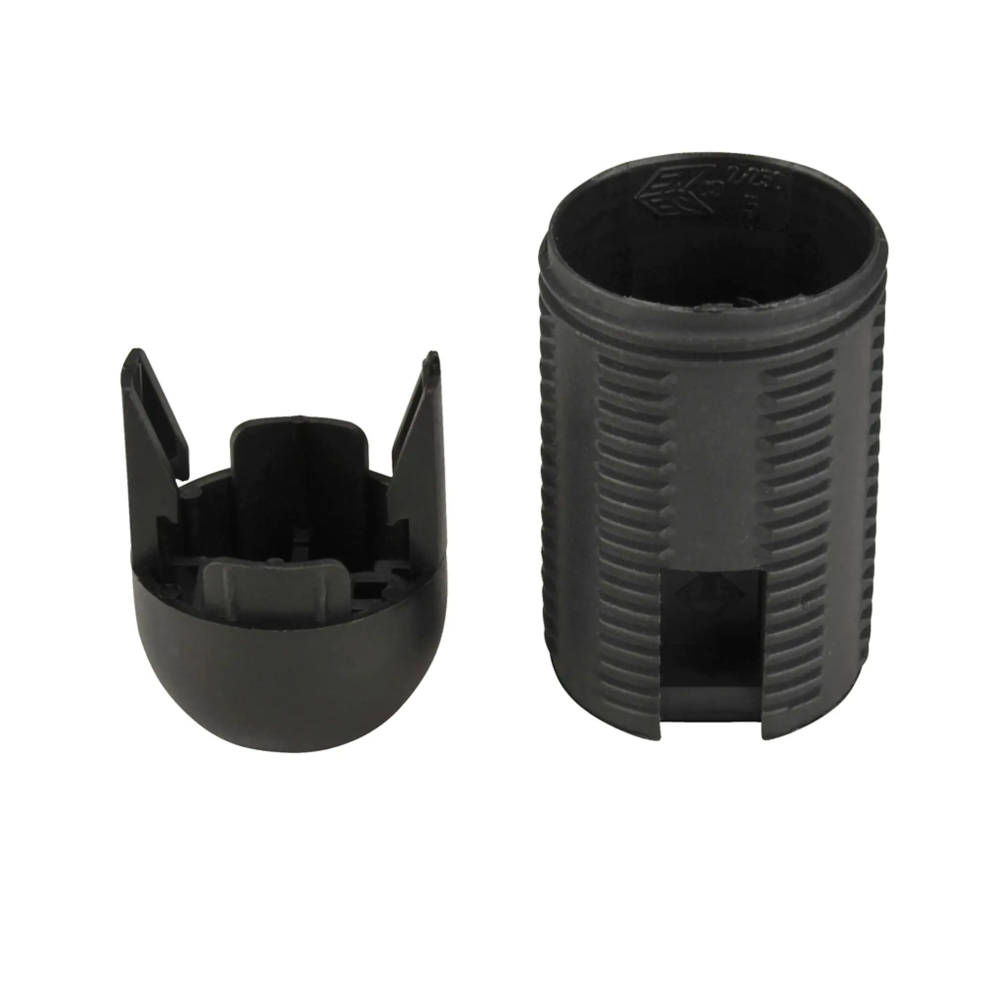 4008153306648 Lampen-Fassung Außengewindemantel E 14, schwarz