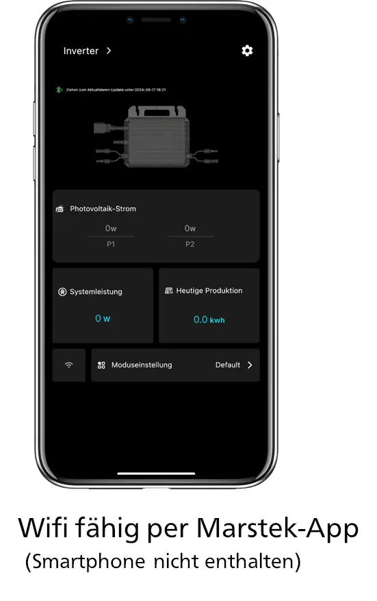 Vale Balkonkraftwerk 900 WP 2x440WP bifazial 800 W Marstek Wechselrichter Vale Balkonkraftwerk 900 WP 2x440WP bifazial 800 W Marstek Wechselrichter