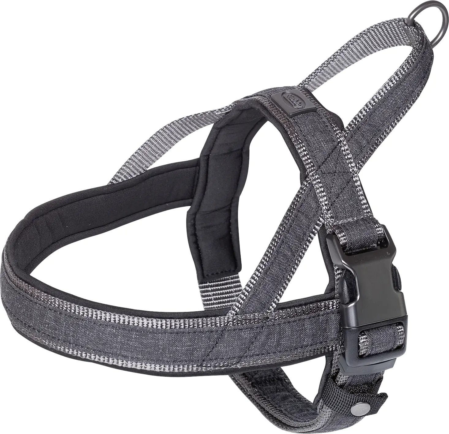 Nobby Norwegergeschirr Linen Deluxe schwarz grau Nobby Norwegergeschirr Linen Deluxe schwarz grau