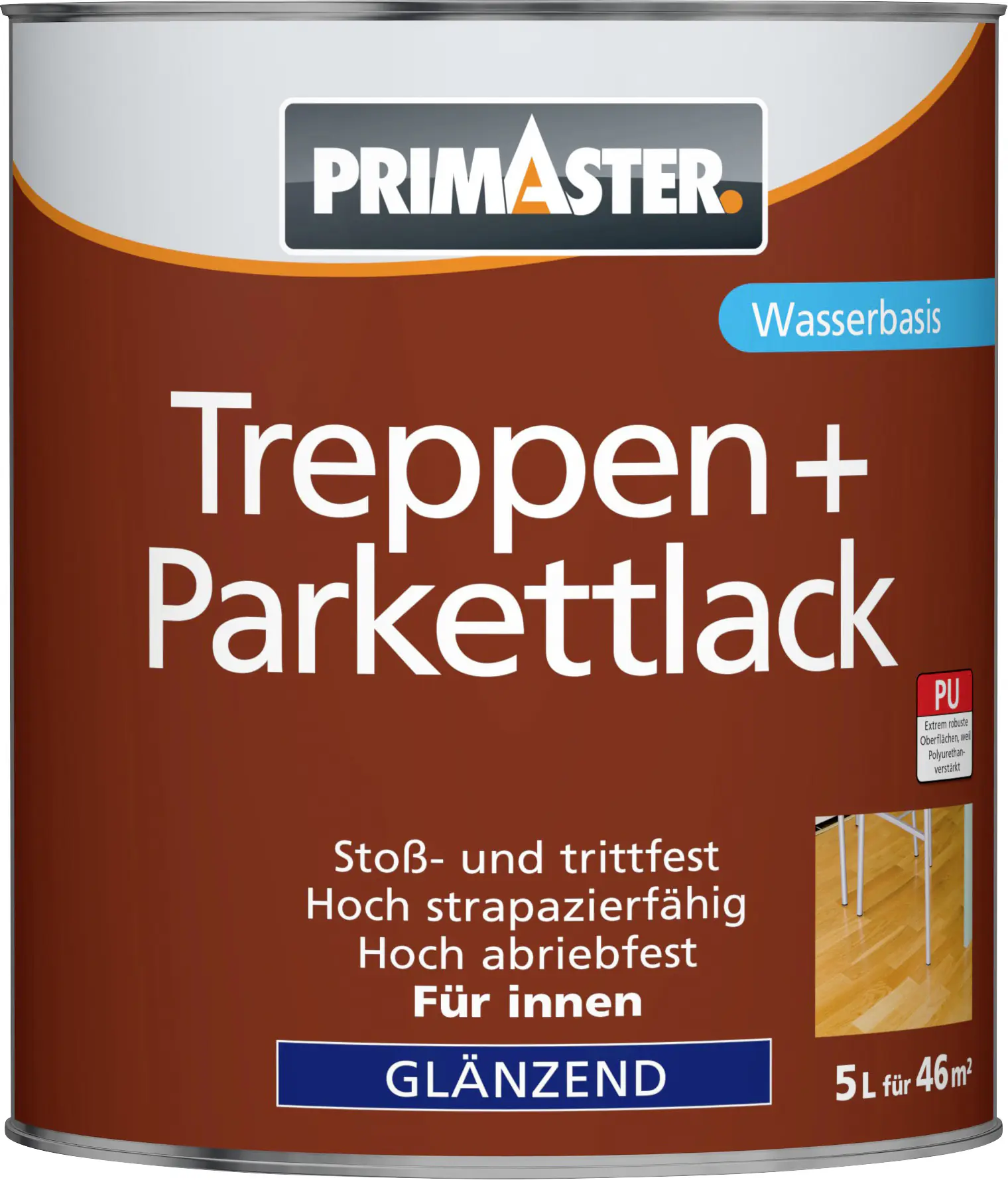 Primaster Treppen und Parkettlack 5 L glänzend Primaster Treppen und Parkettlack 5 L glänzend