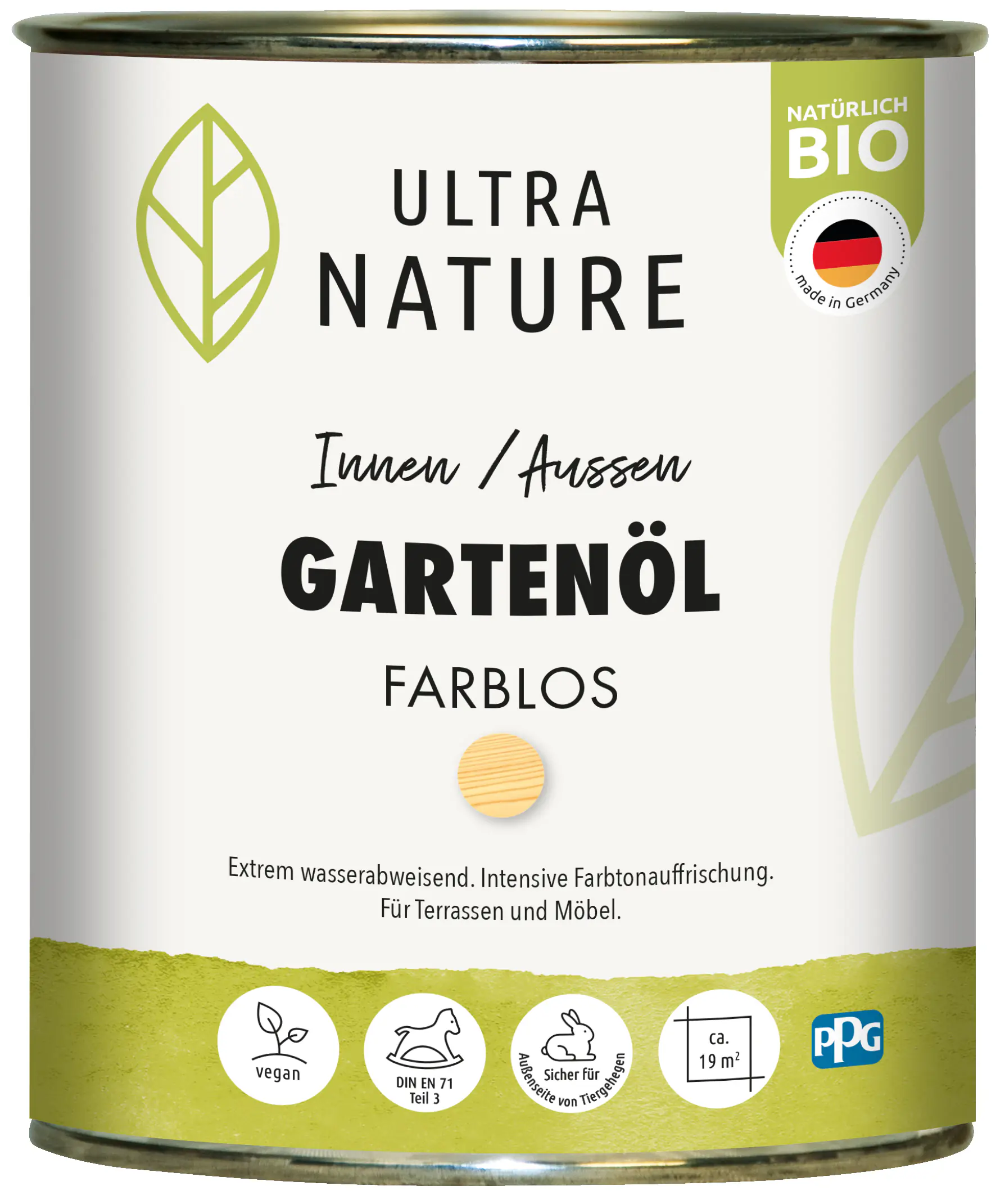 Ultra Nature Garten-ÖL 750 ml farblos