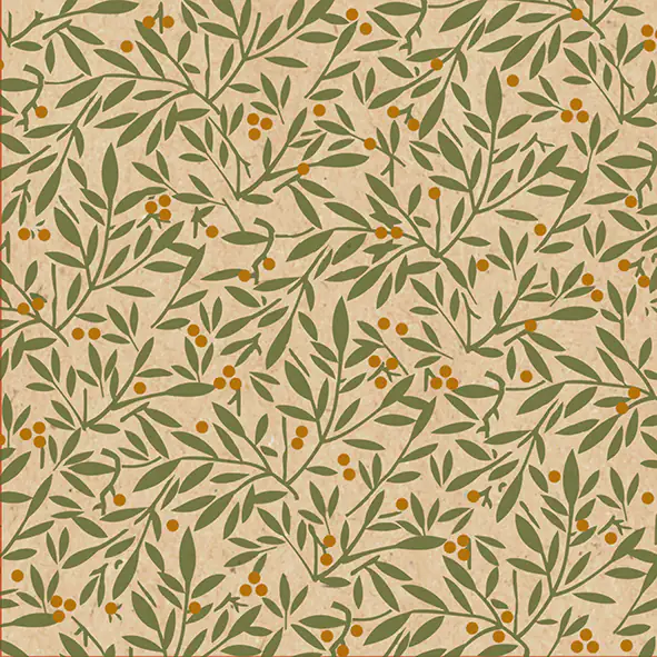 Braun & Company Servietten natur grün 33 x 33 cm - 20er Pack