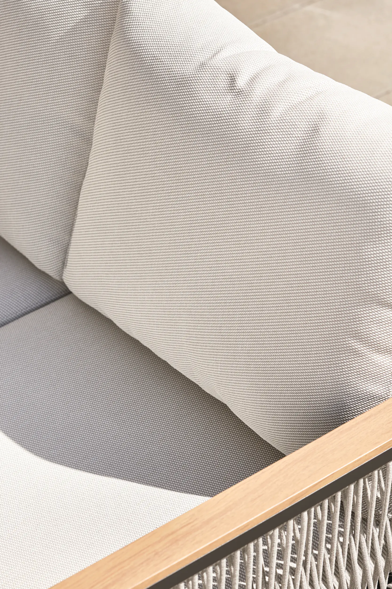 Primaster Gartenmöbel-Set Kos Aluminium in Holzoptik