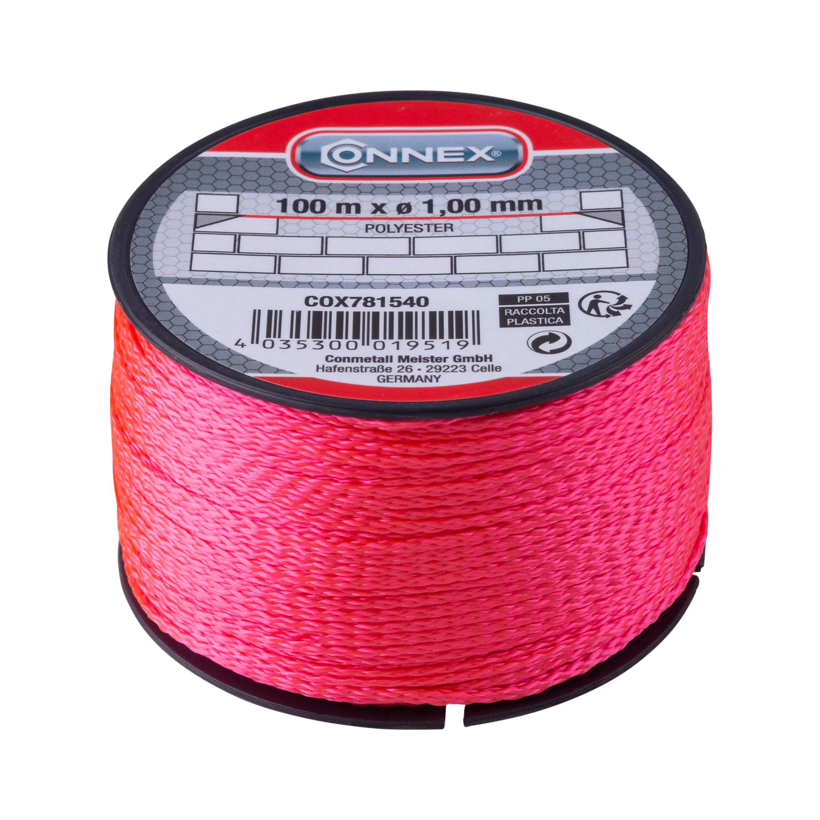Connex Maurerschnur 100 m Ø 1 mm rot