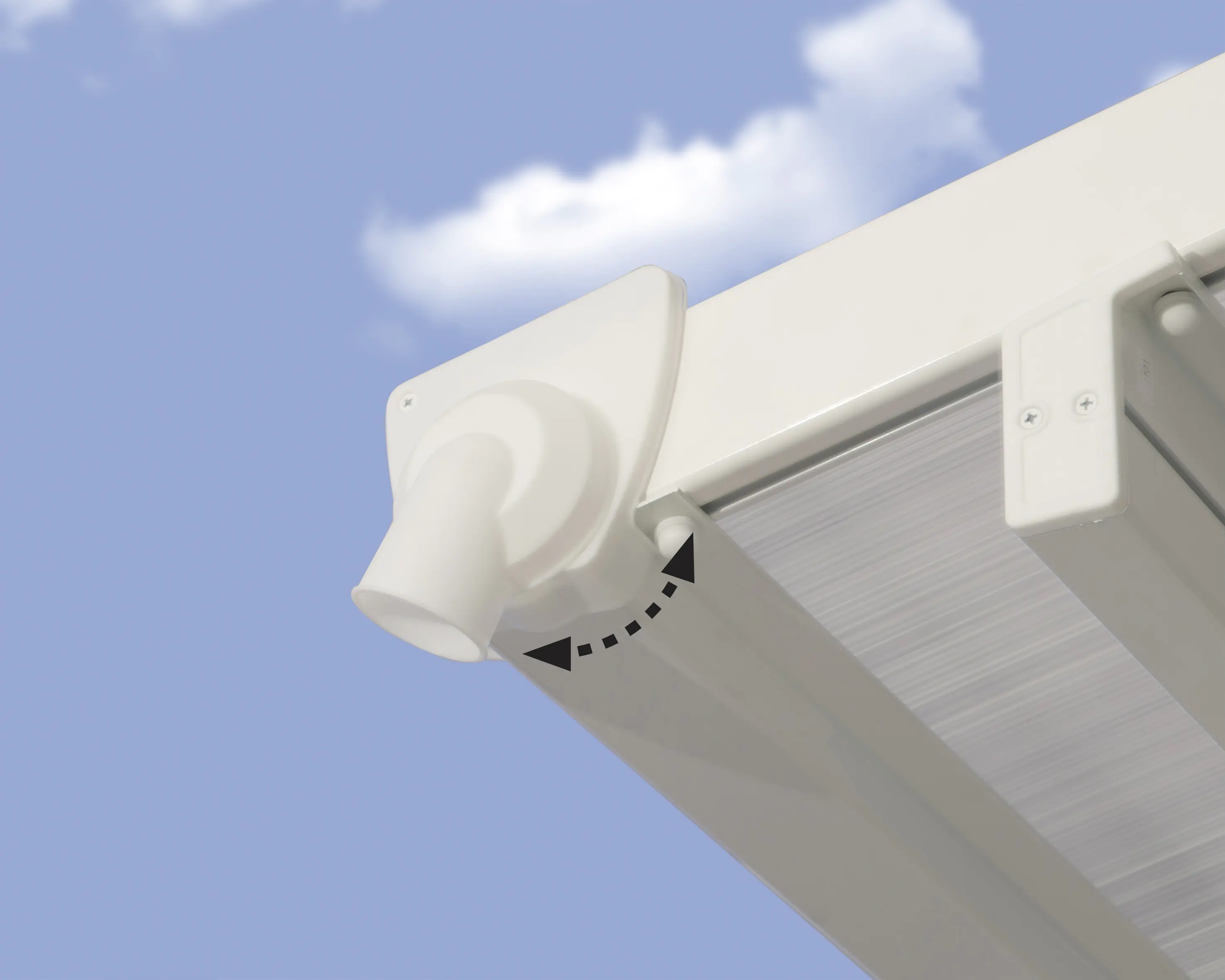 Canopia Terrassendach 610 x 300 cm weiß