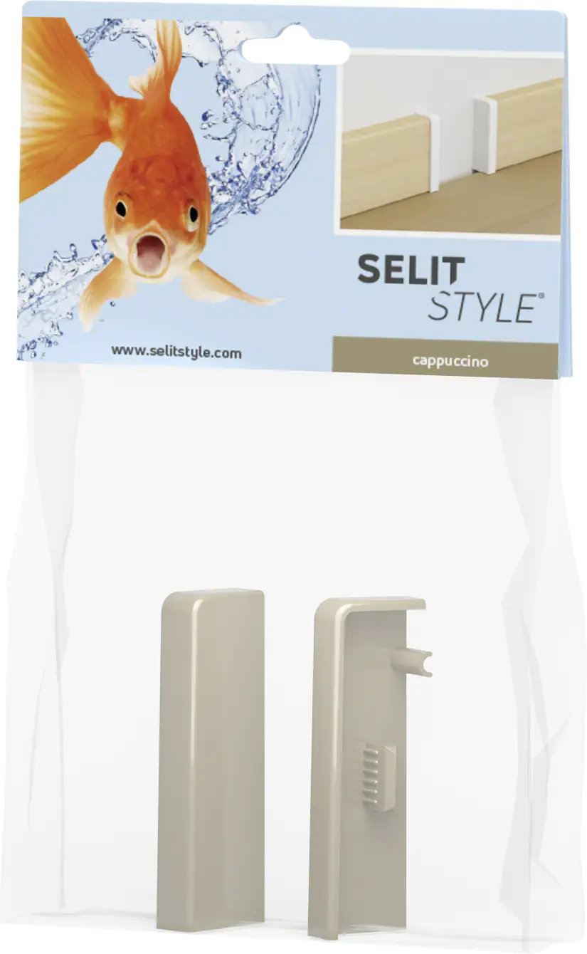 SELITSTYLE Endkappen capuccino Höhe 50 mm 2 Stück