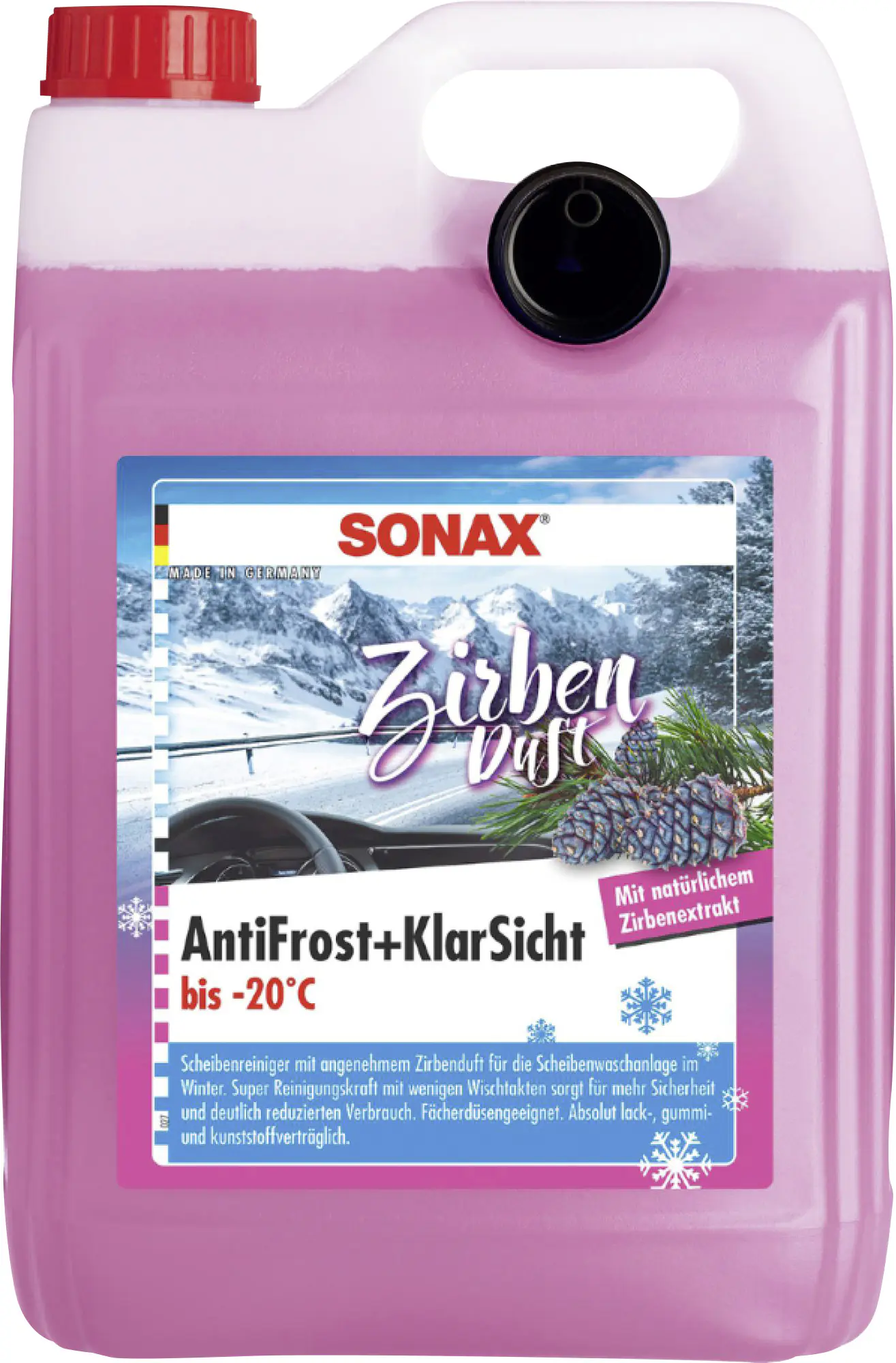 Sonax Scheibenfrostschutz Antifrost & Klarsicht -20°C Zirbe gebrauchsfertig 5L Sonax Scheibenfrostschutz Antifrost & Klarsicht -20°C Zirbe gebrauchsfertig 5L
