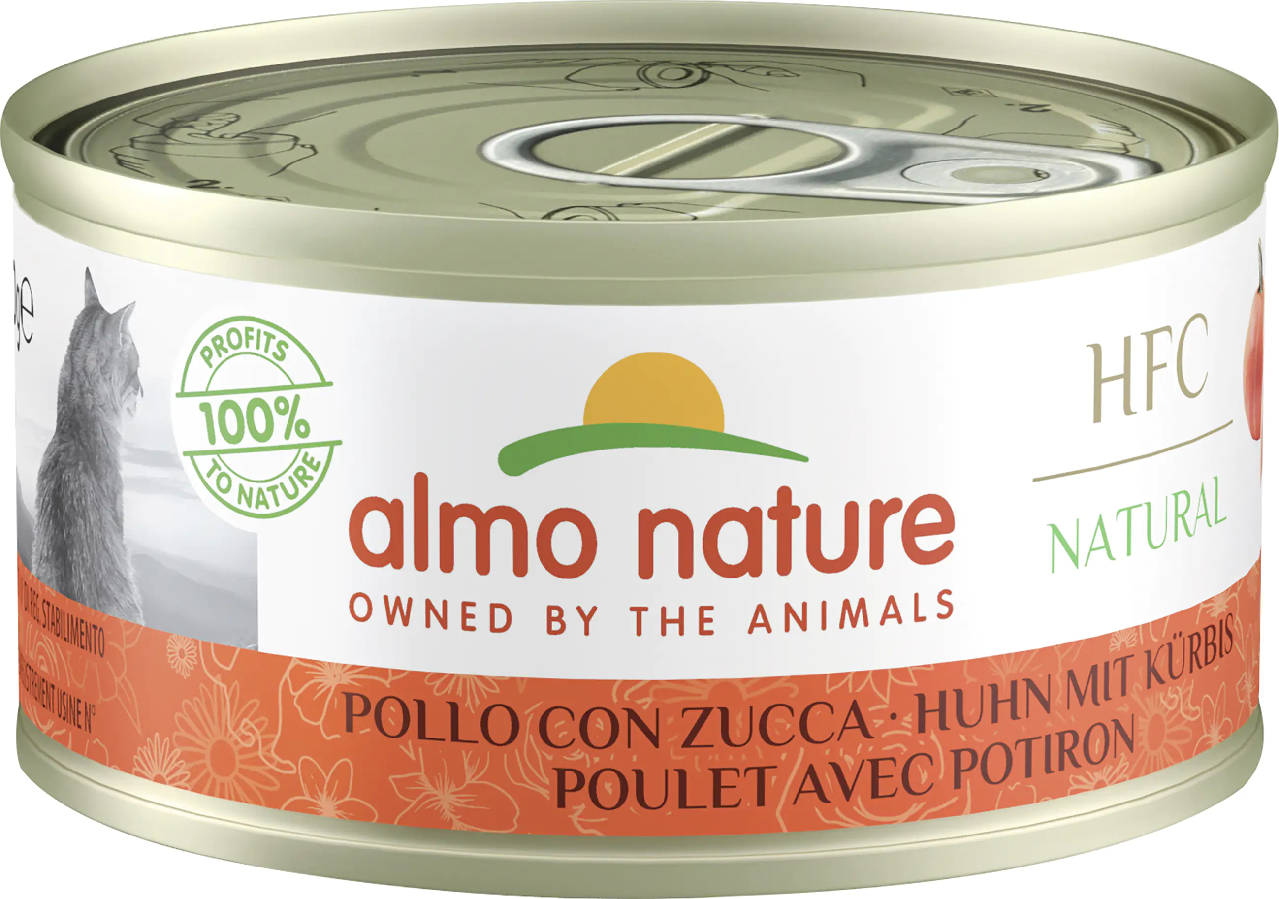 Almo Nature HFC Katzenfutter Huhn & Kürbis 70 g
